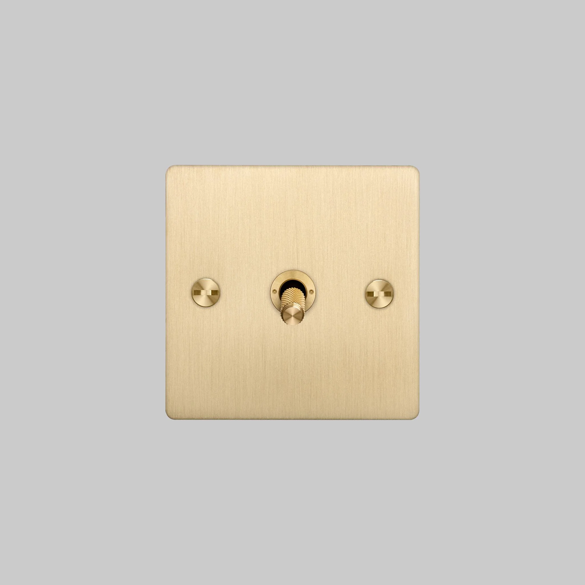 1G TOGGLE 2-Way Cross Toggle Switch with Brass Finish