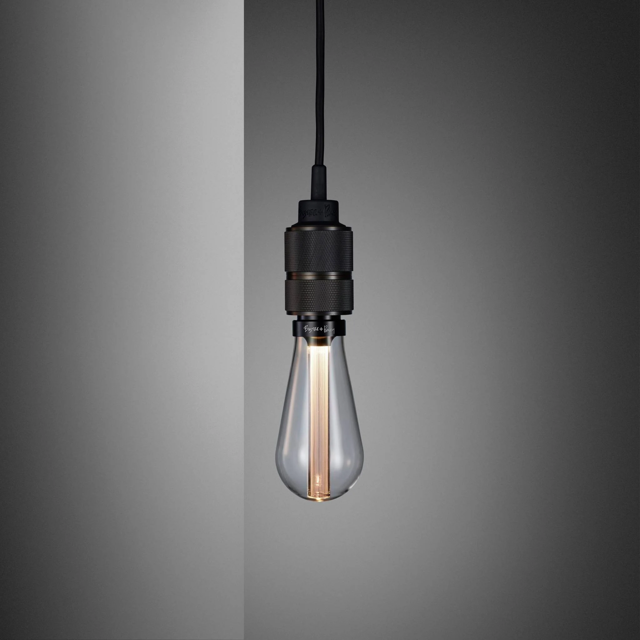 HOOKED Nude Cross Wall Light with Stone Base