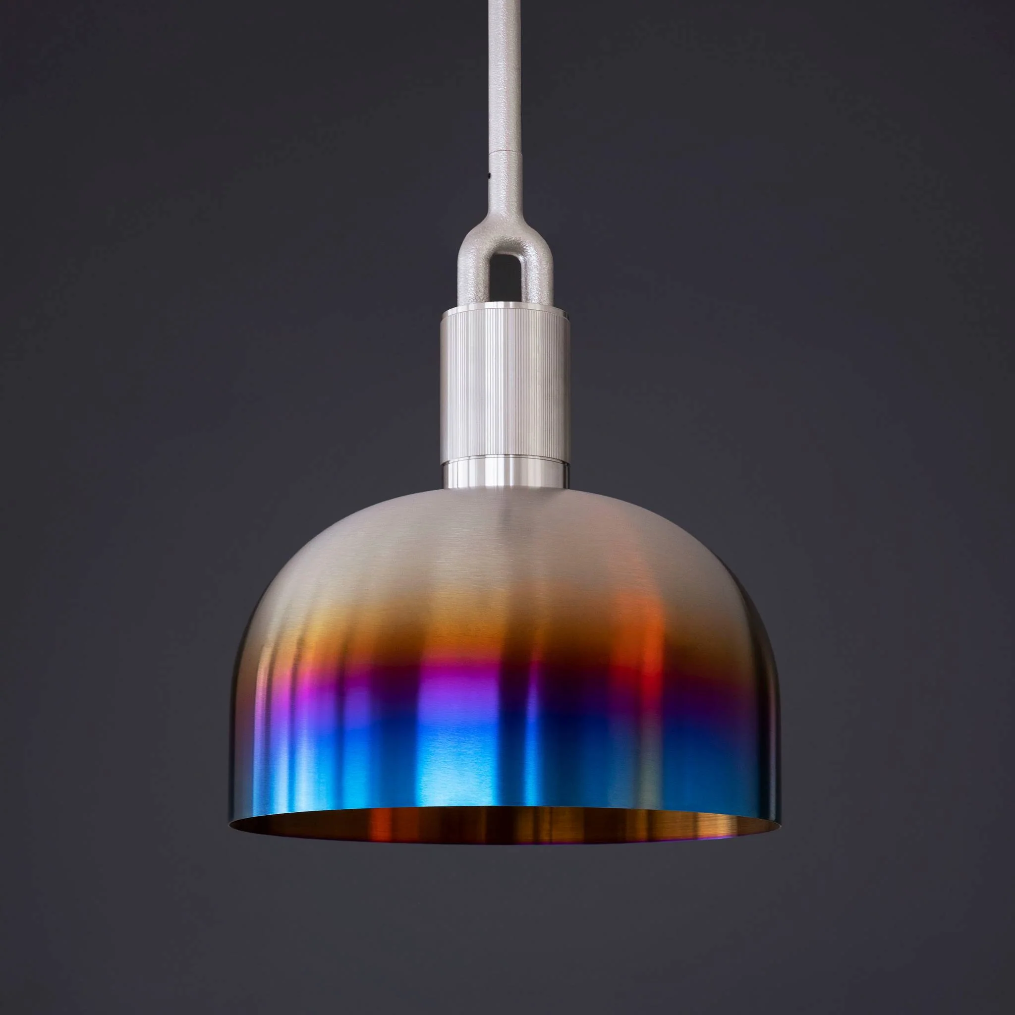 FORKED PENDANT LINEAR Metallpendellampa och skärm, stor
