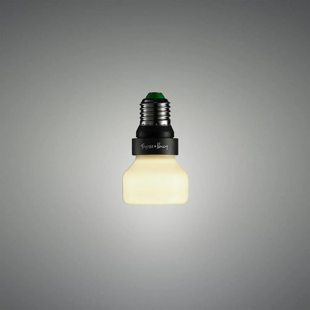 Punch Bulb Puck Shaped LED Opal Warm White Light Bulb