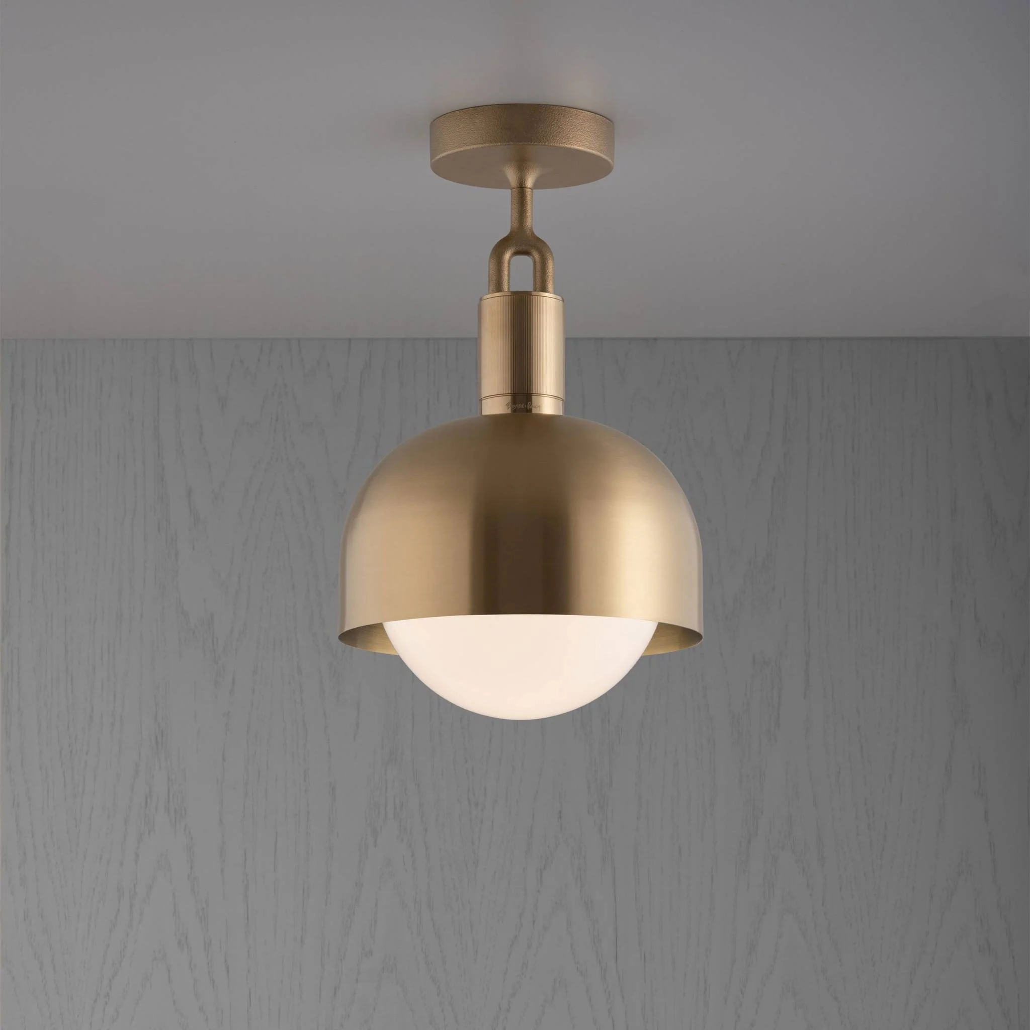 FORKED CEILING / LINEAR / kap / opaalglazen bol / MEDIUM hanglamp van opaalglas