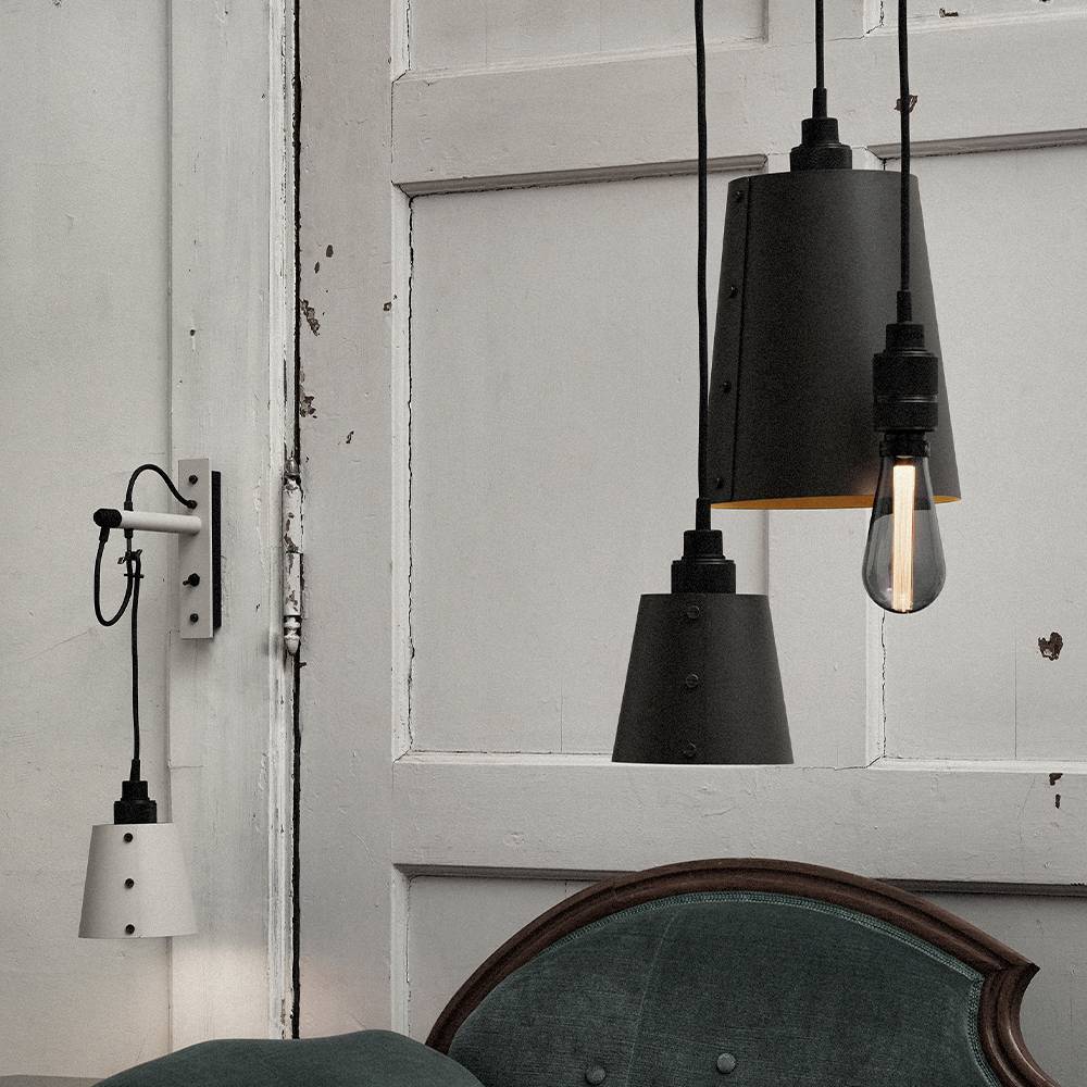 HOOKED Hooked Wall Light Cross Small in Stone Finish