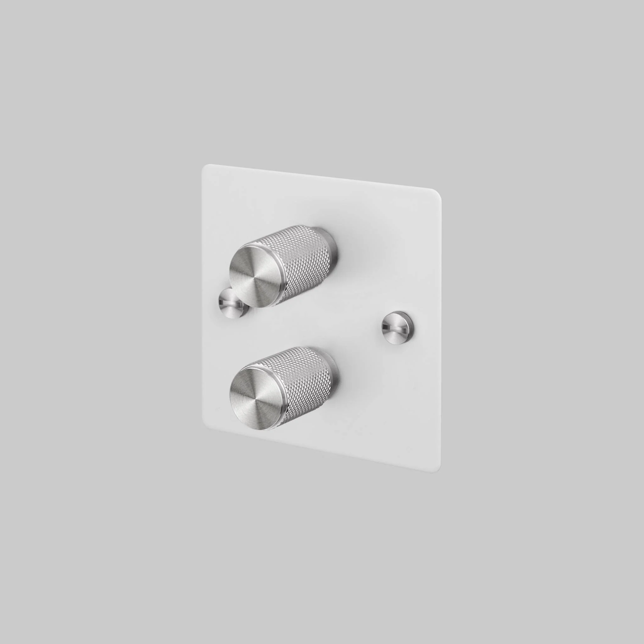 2G DIMMER / 120W / Cross Dimmer Switch in White