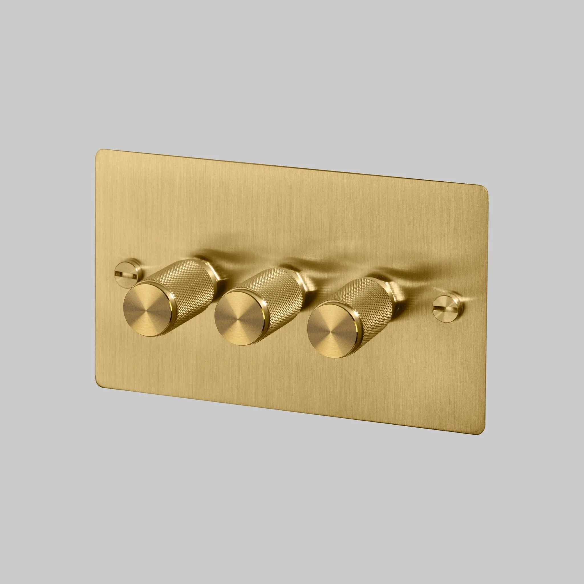 3G DIMMER dimmerschakelaar cross kartel 120W messing