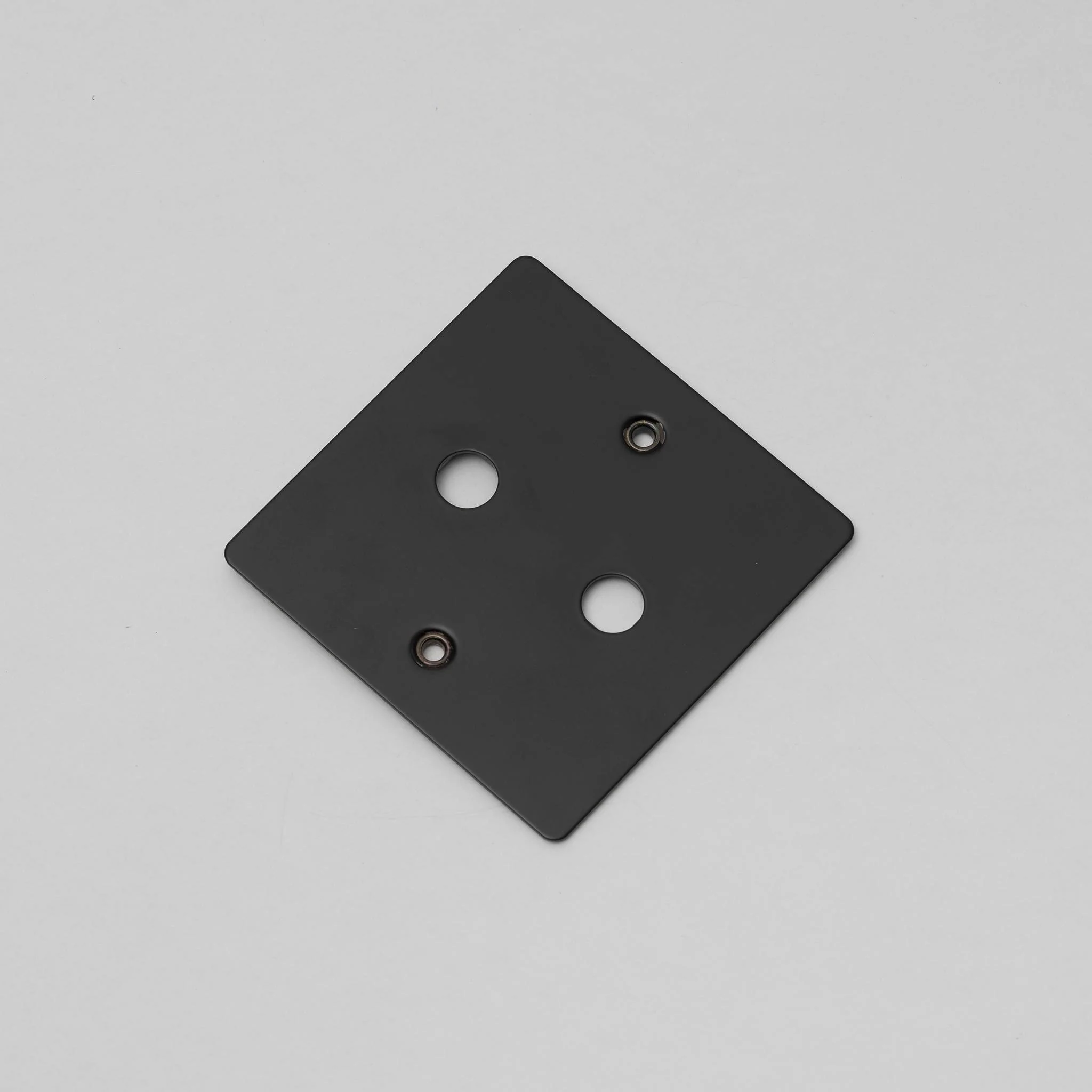 1G Metalen Wandplaat voor 2 DIMMER Modules
