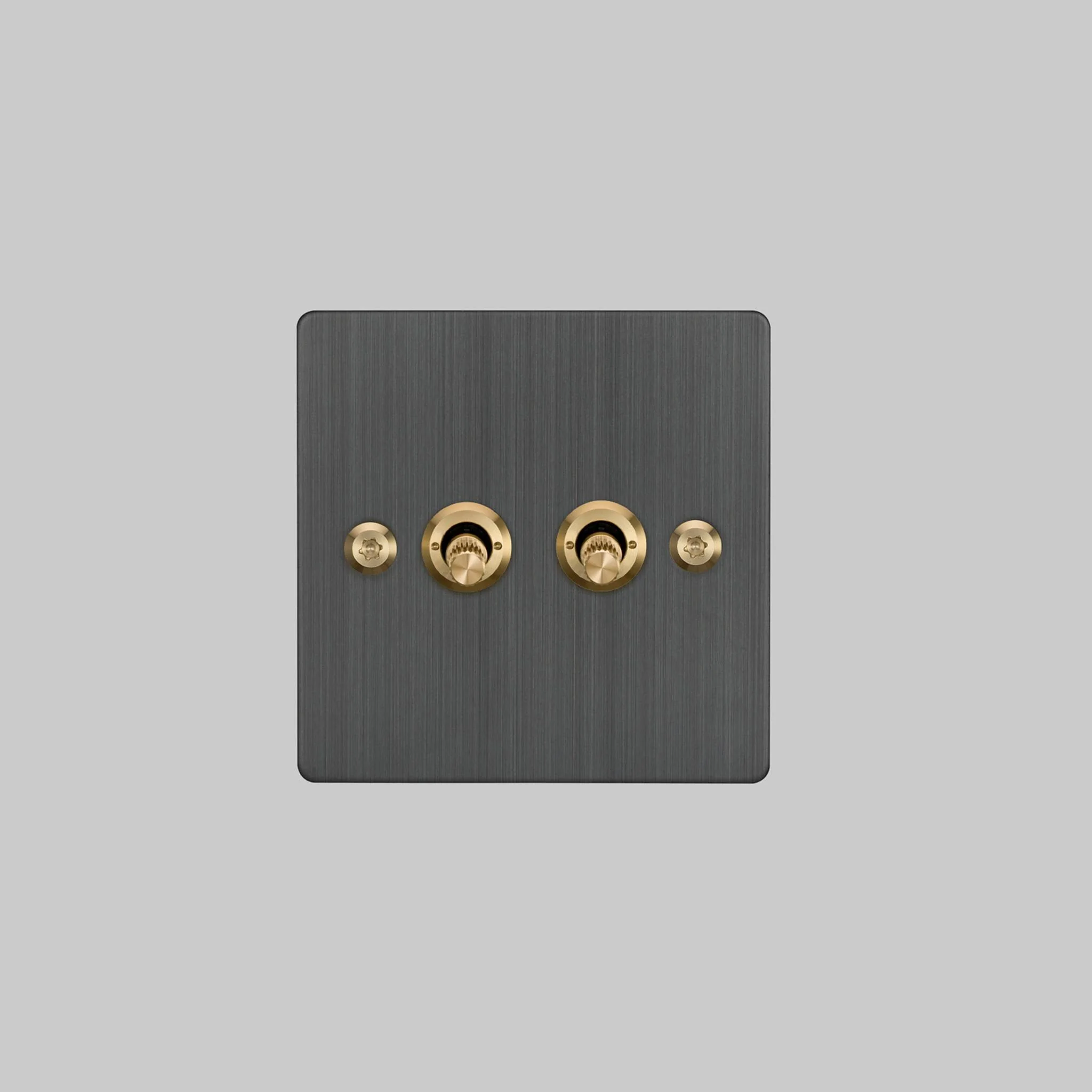 Interruptor 2G TOGGLE / 2-WAY / LINEAR / SMOKED BRONZE