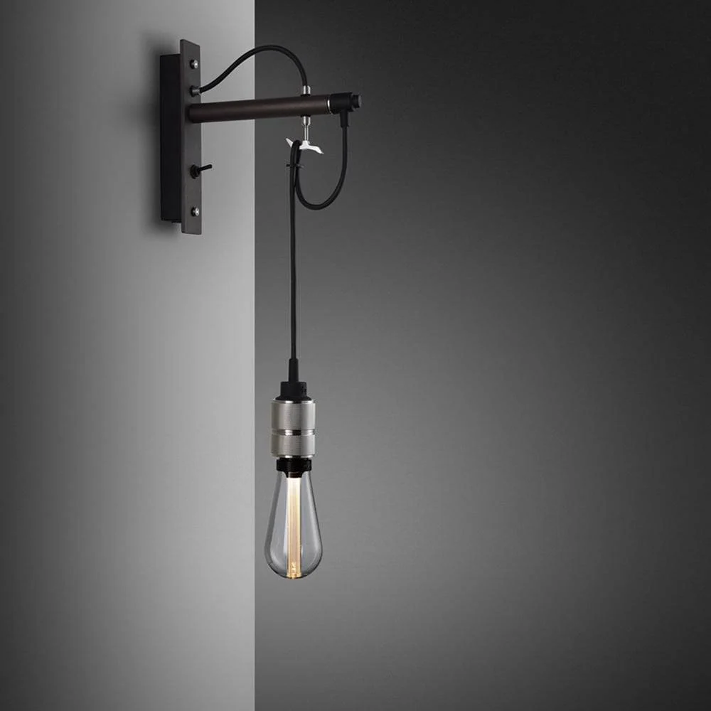 Aplique de pared Hooked Nude acabado GRAPHITE