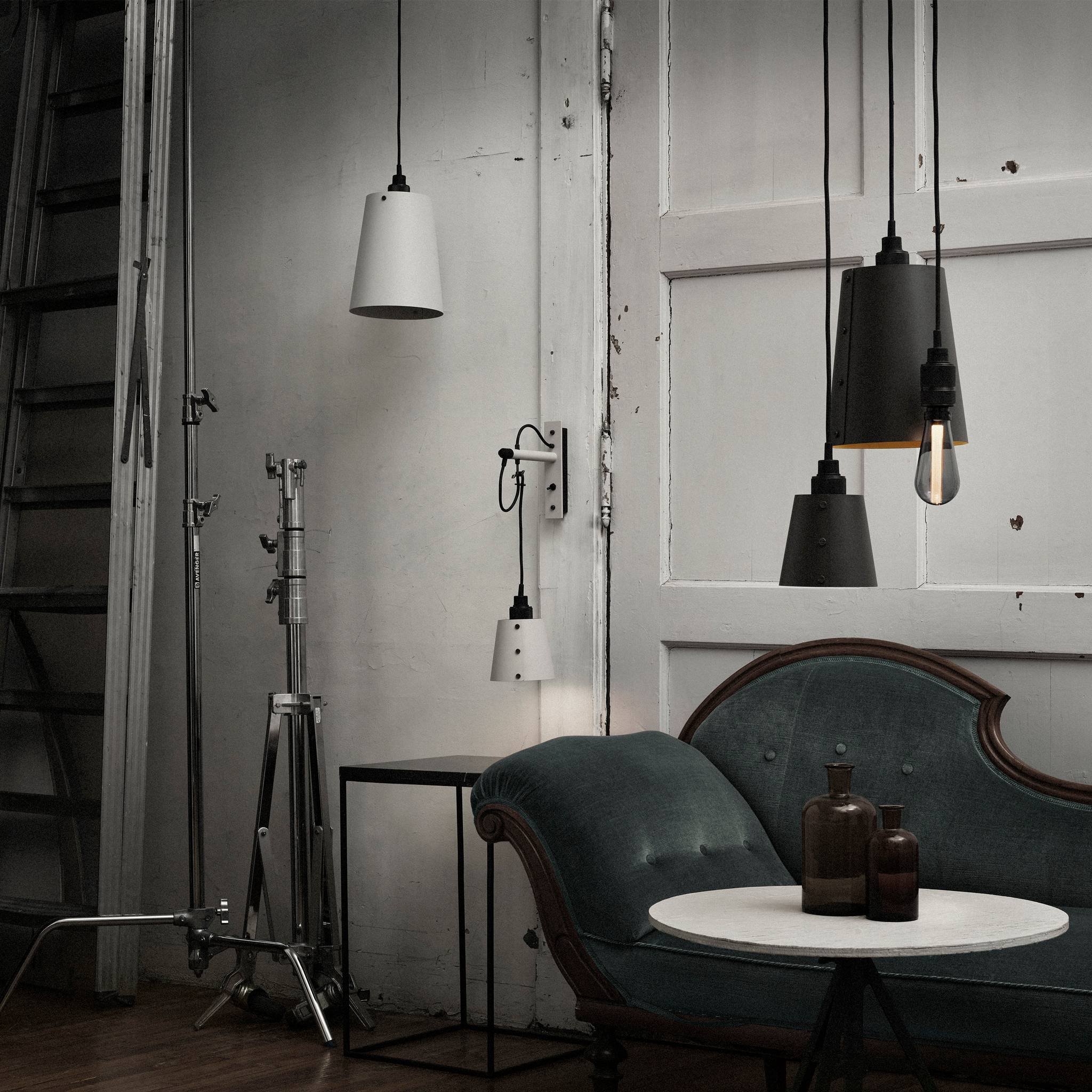 HOOKED Hooked Wall Light Cross Small in Stone Finish