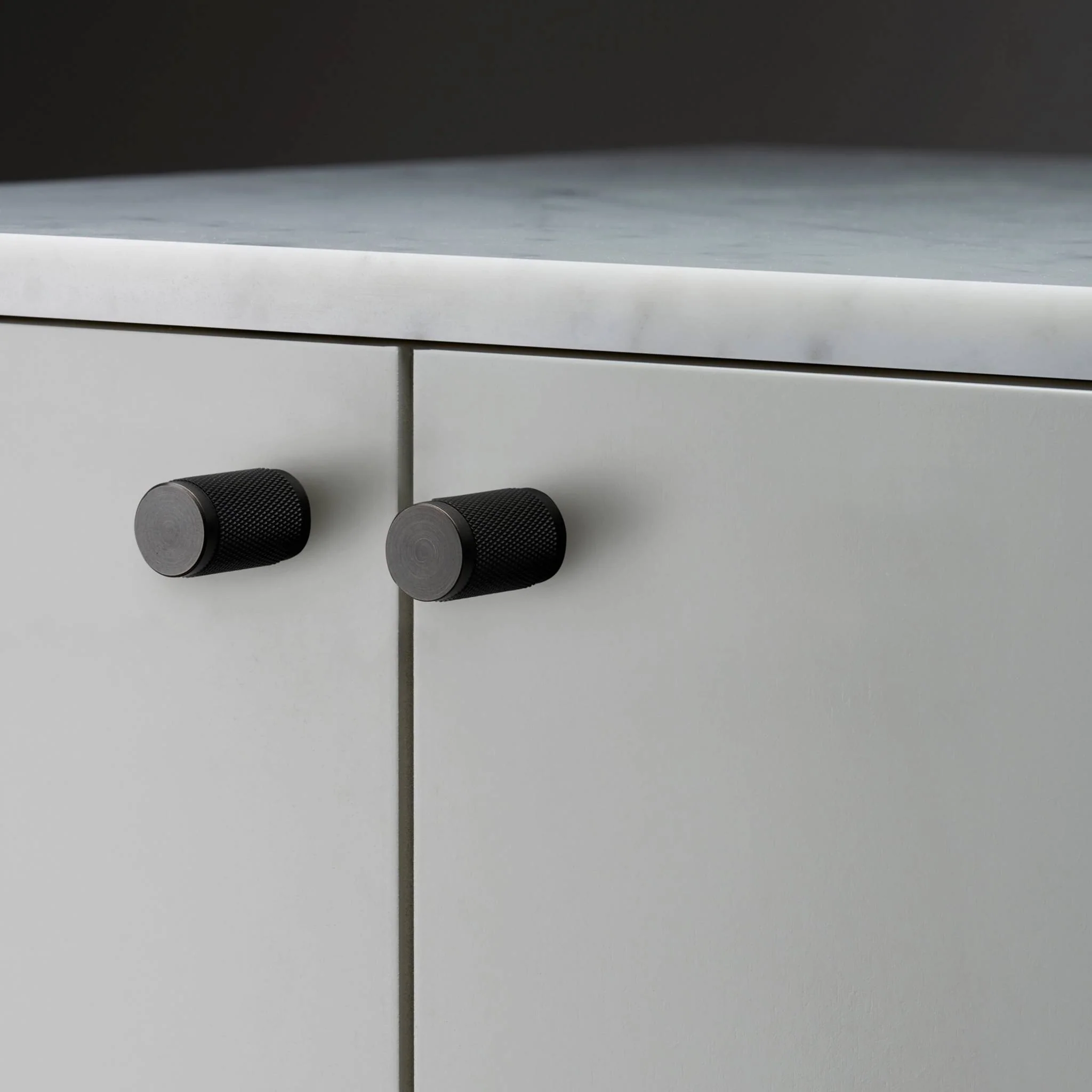 FURNITURE Cross-Knurled Solid Metal Cabinet Knobs