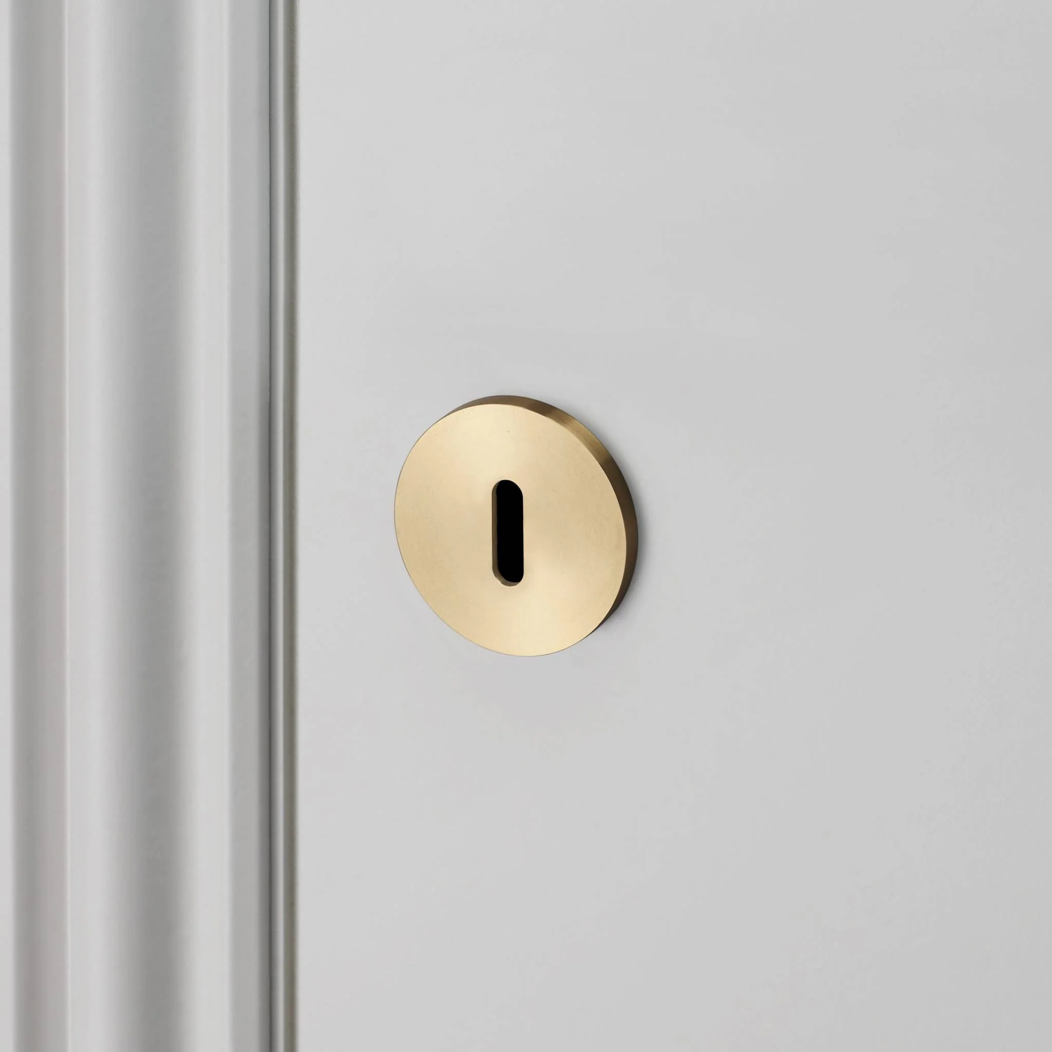 KEY ESCUTCHEON Indoor Key Escutcheon in Solid Metal
