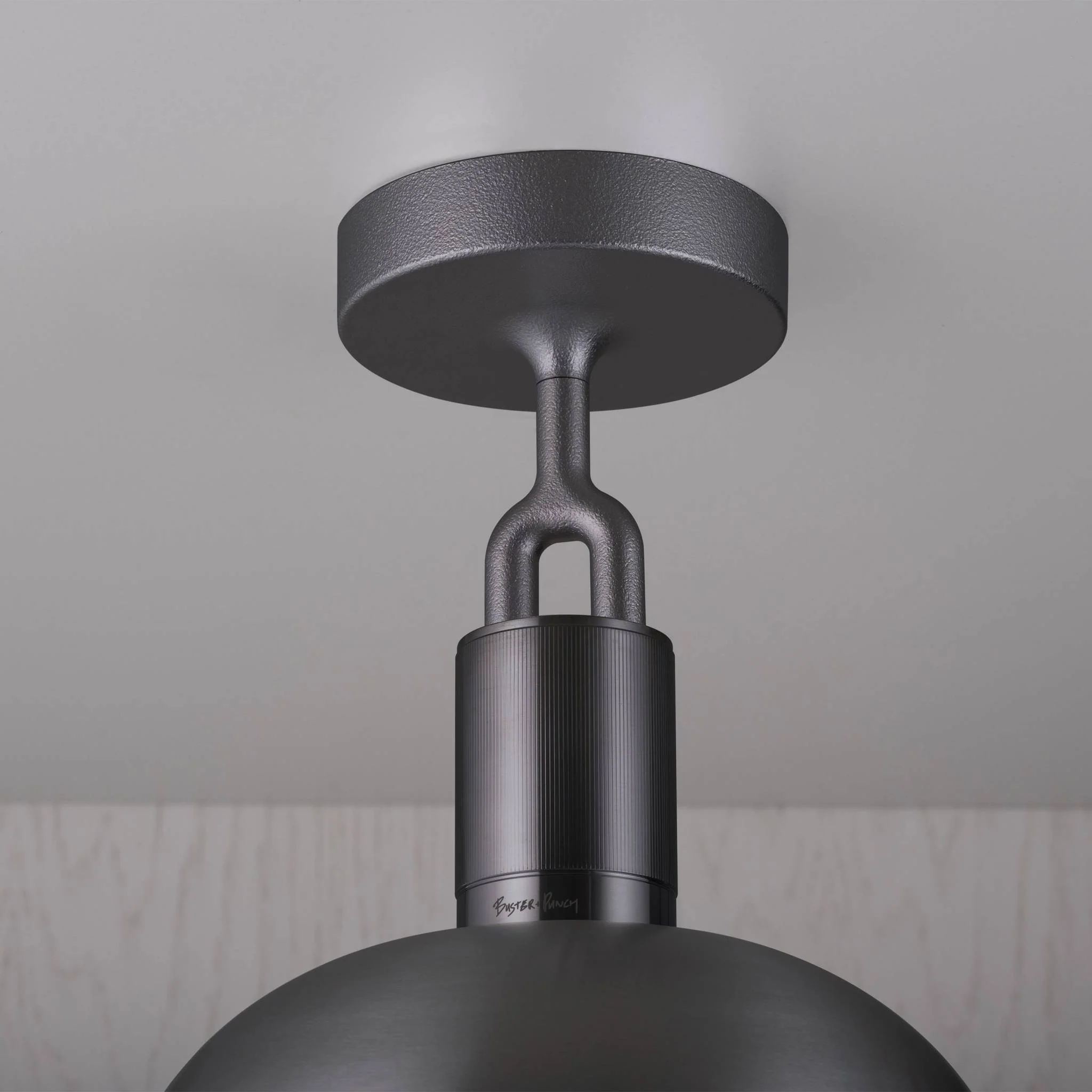 Suspension en verre fumé FORKED CEILING / LINEAR / Shade / Globe / SMOKED / MEDIUM