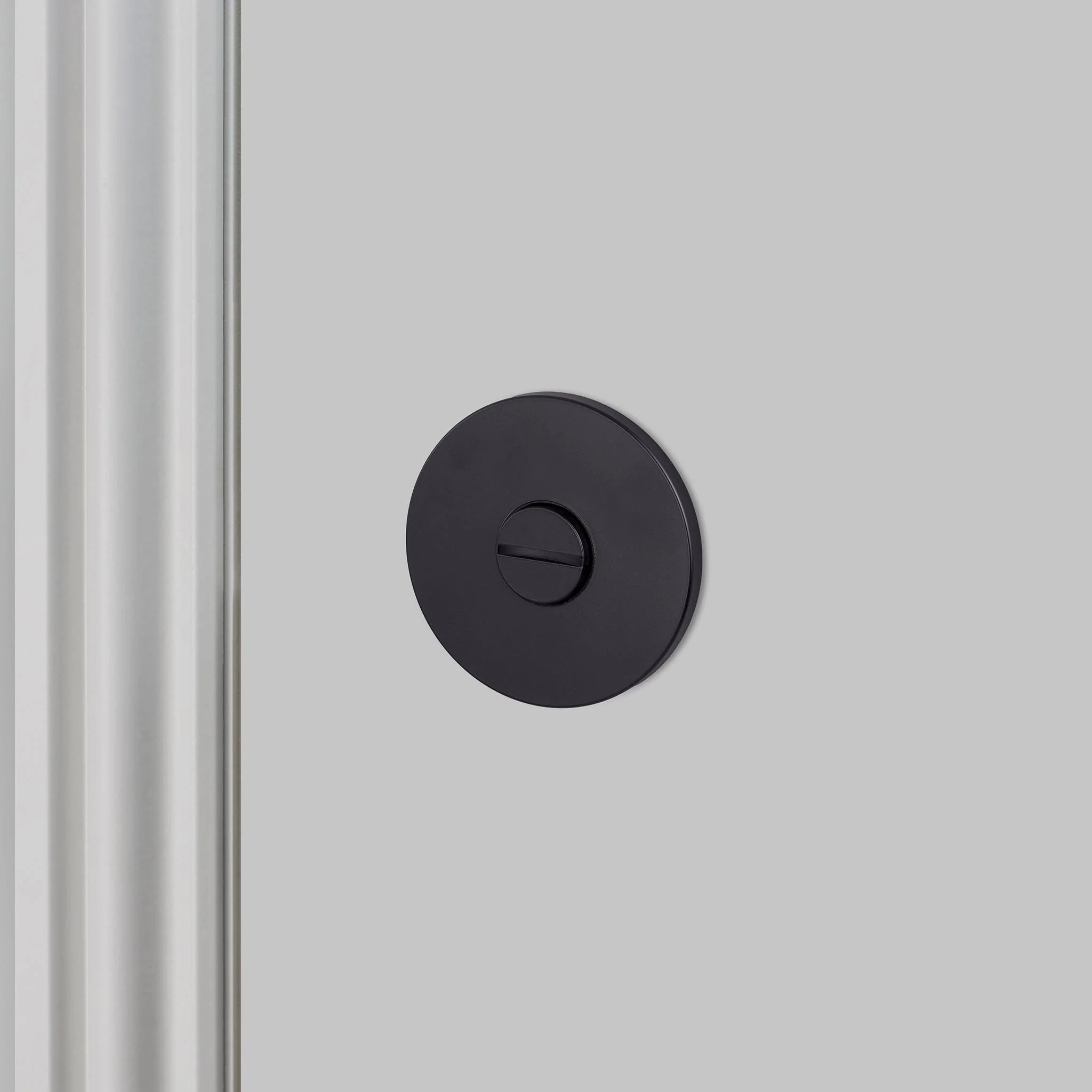 Verrou à bouton tournant en fonte THUMBTURN pour portes de salle de bain et de toilettes