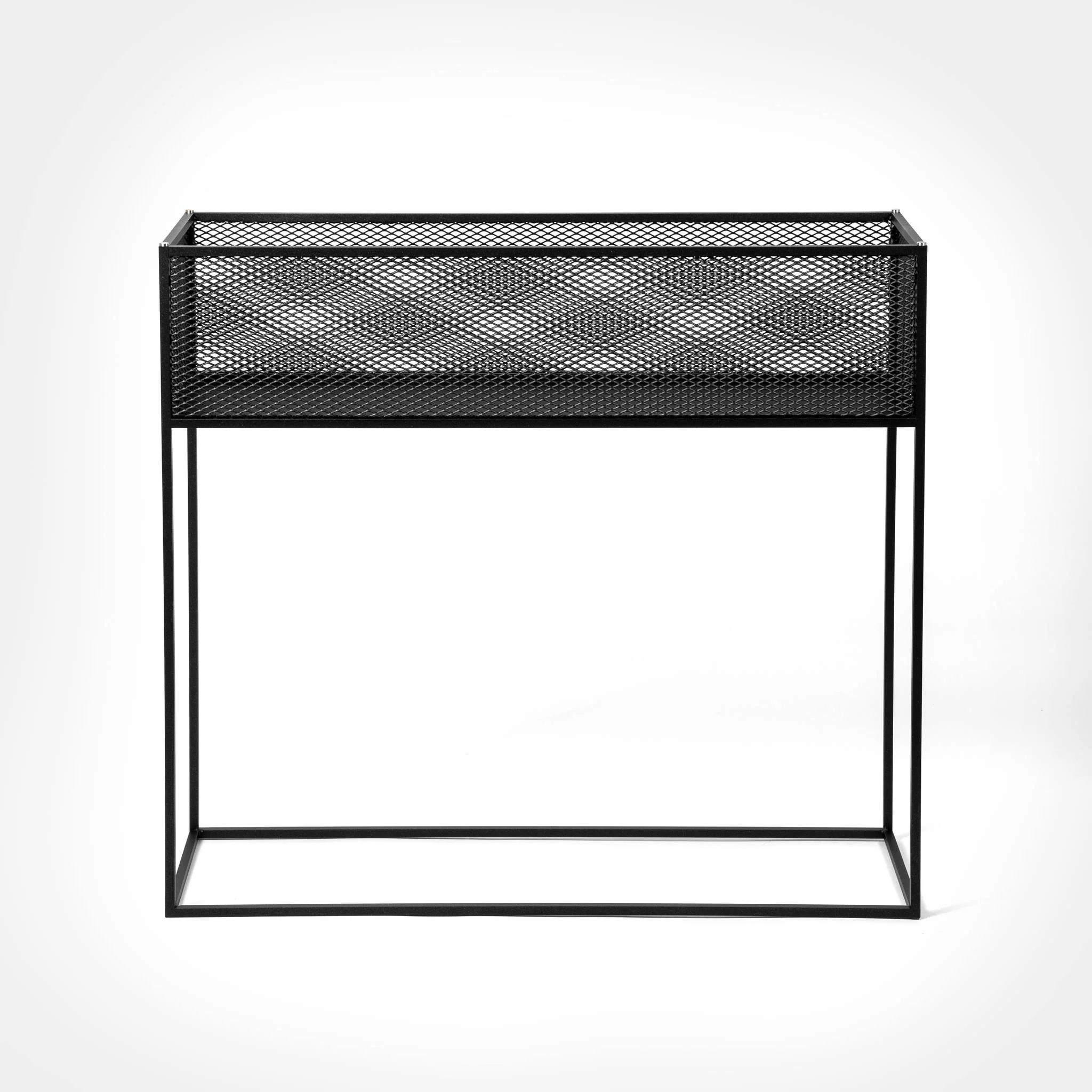 MESHED PLANTER Modular Planter for Walls and Plant Pots, 31.5 x 9.8 x 27.6 Inches