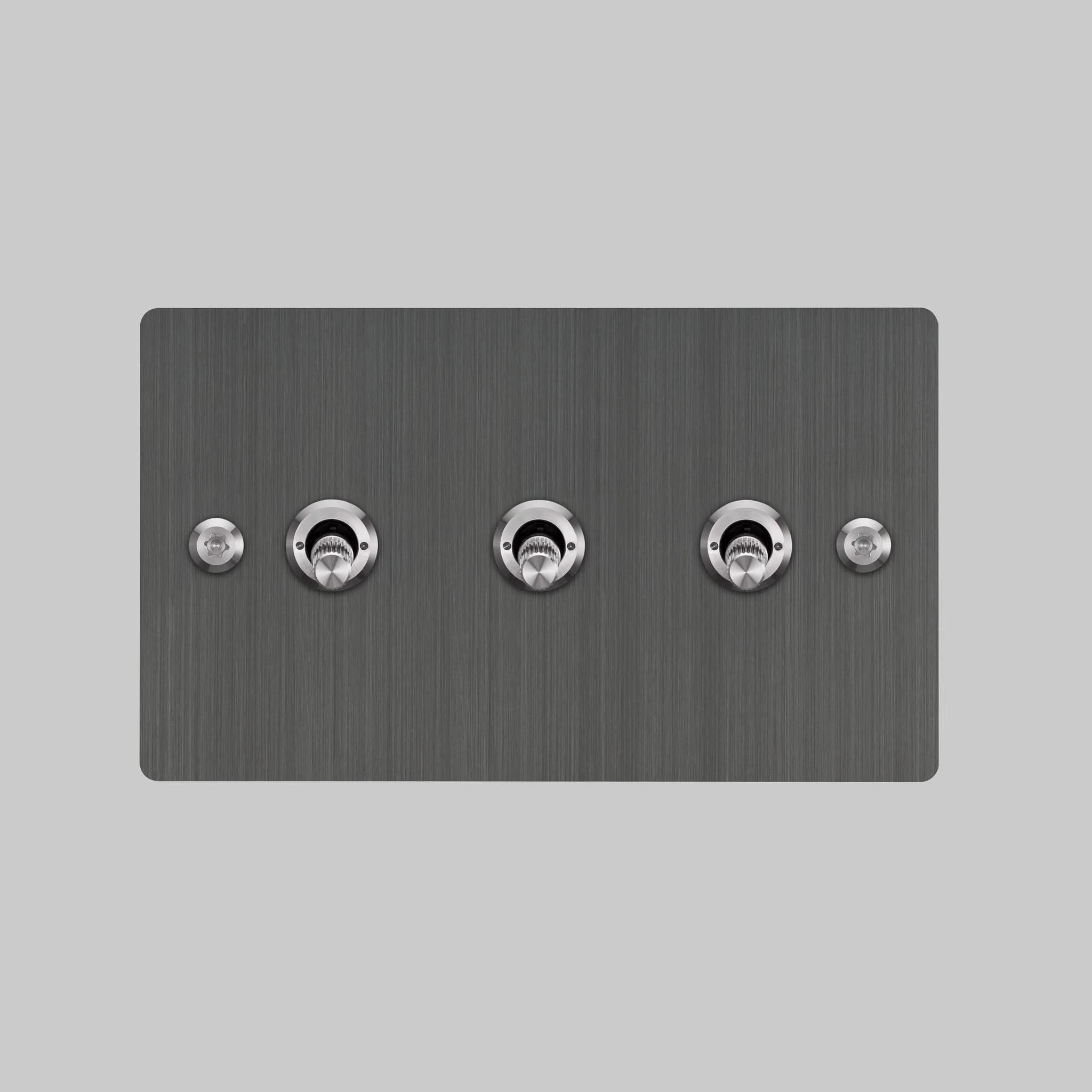 3G TOGGLE / 2-WAY / LINEAR / SMOKED BRONZE Smoked Bronze 2G Toggle Switch