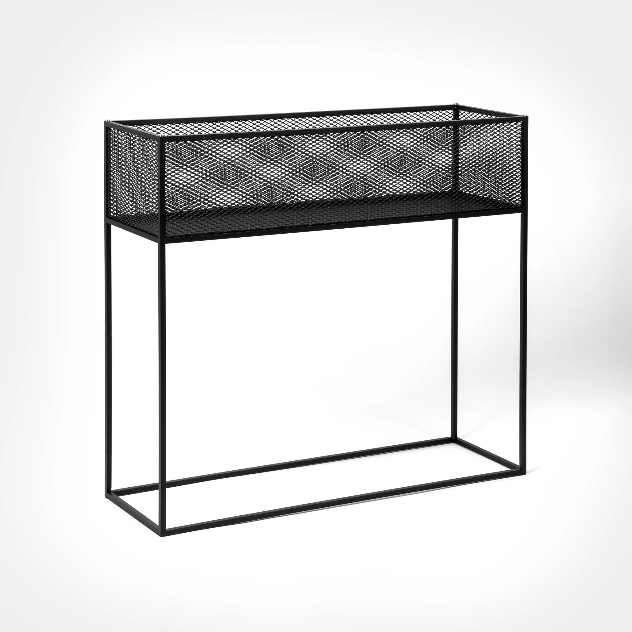 MESHED PLANTER Modular Planter for Walls and Plant Pots, 31.5 x 9.8 x 27.6 Inches