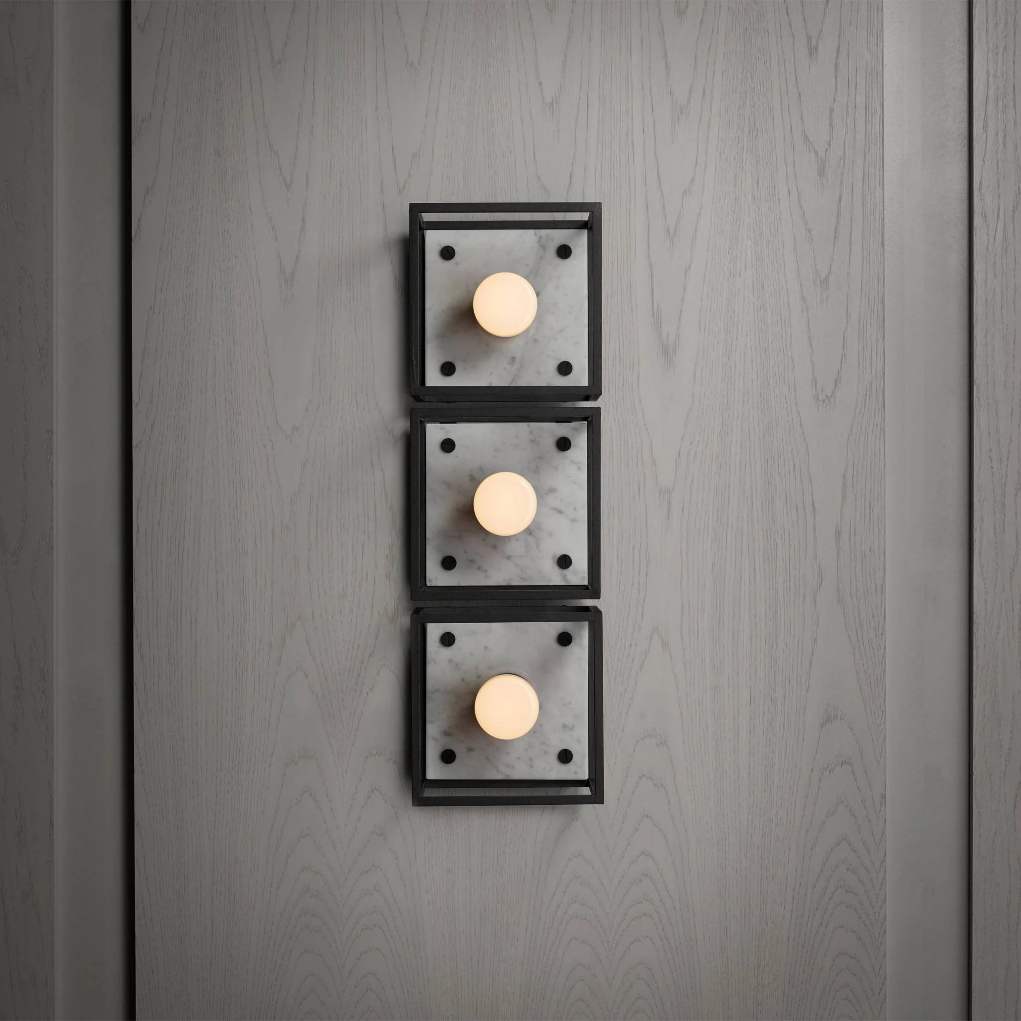 CAGED Small Cross Wall Light with Changeable Back Panel