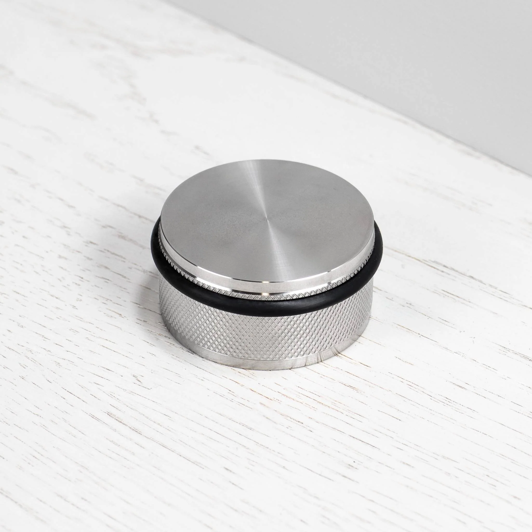 Floor Mounted Door Stop, Heavy Duty Cross Knurl Design
