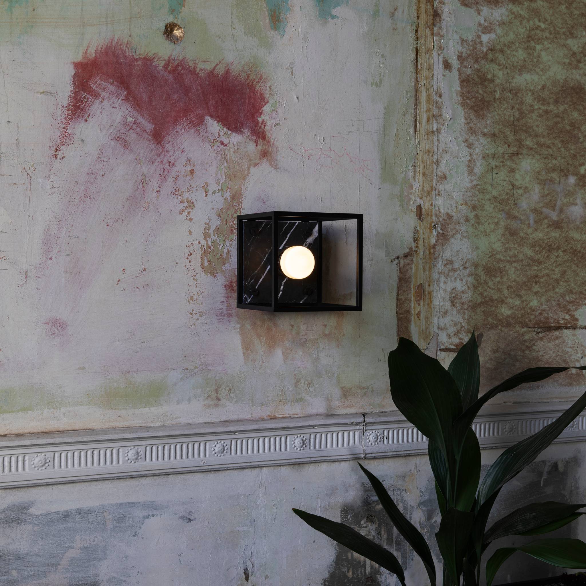 CAGED Small Cross Wall Light with Changeable Back Panel