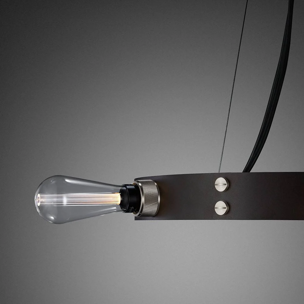 Hero Light Cross GRAPHITE Chandelier with Six Pendants