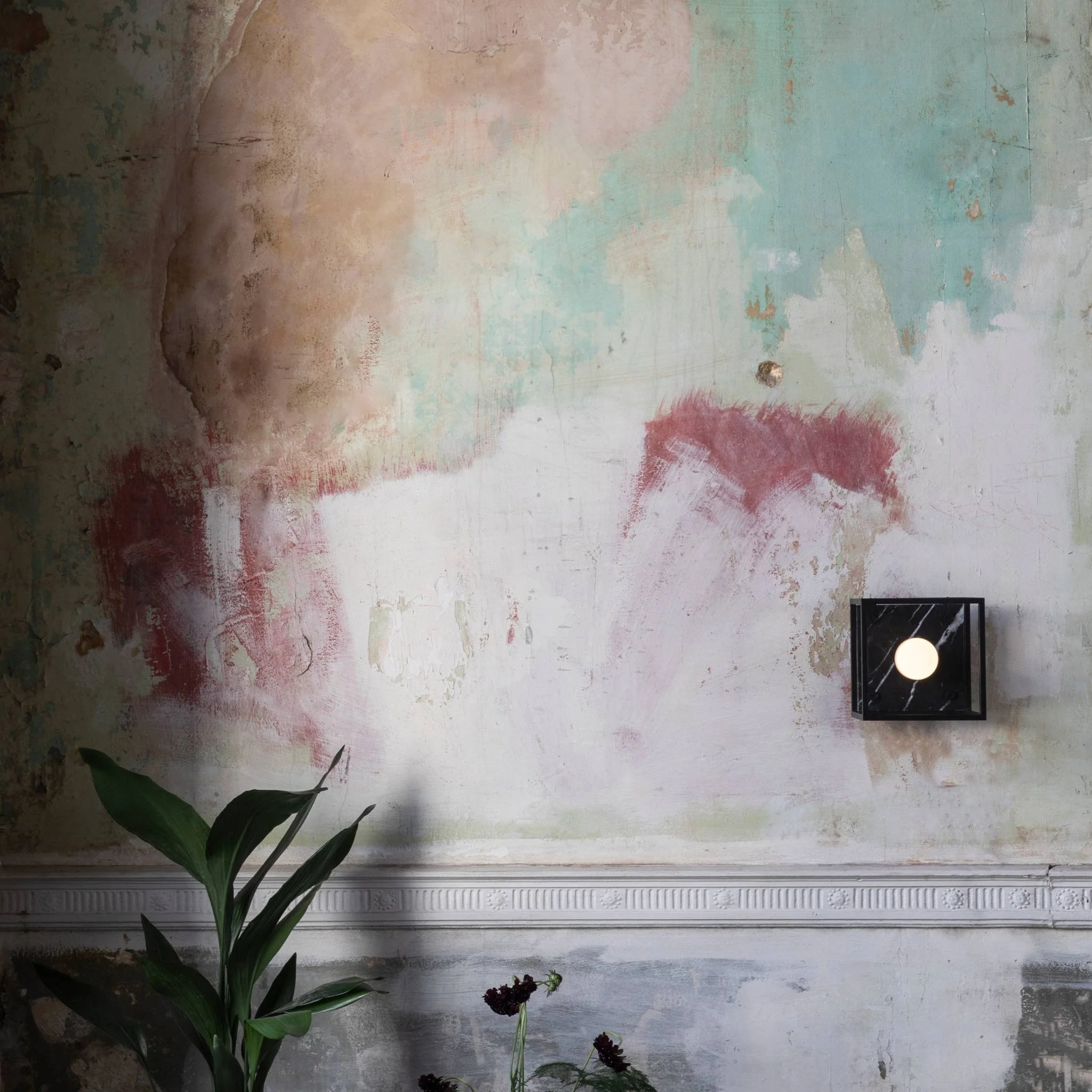 CAGED Small Cross Wall Light with Changeable Back Panel