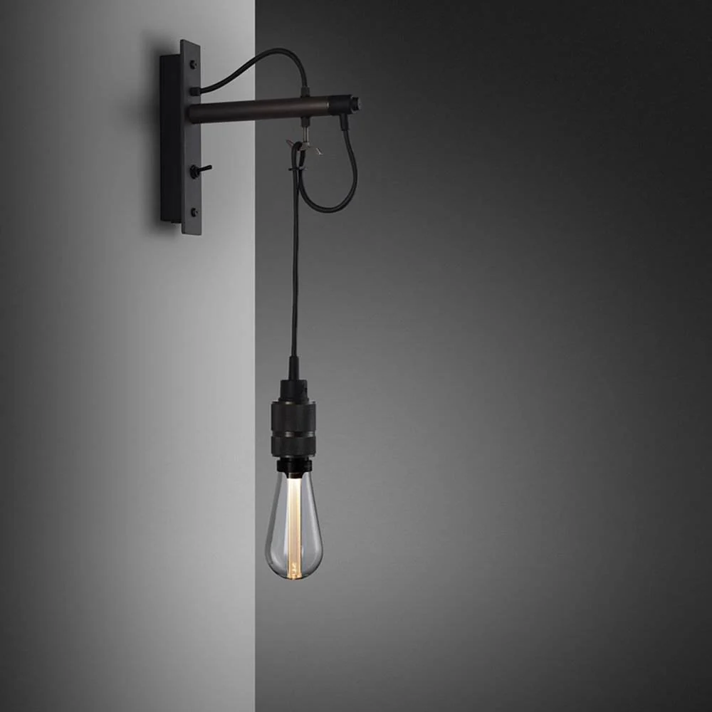 Aplique de pared Hooked Nude acabado GRAPHITE