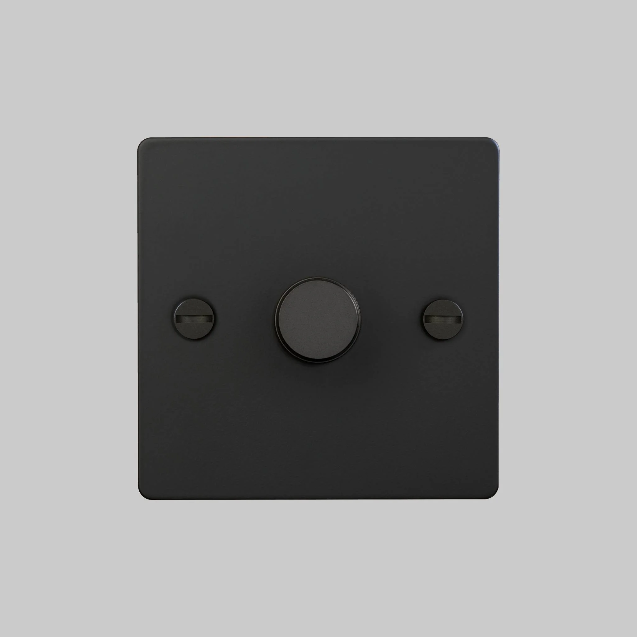 1G DIMMER / 100W / CROSS / SMOKED BRONZE dimmerschakelaar met detailkit