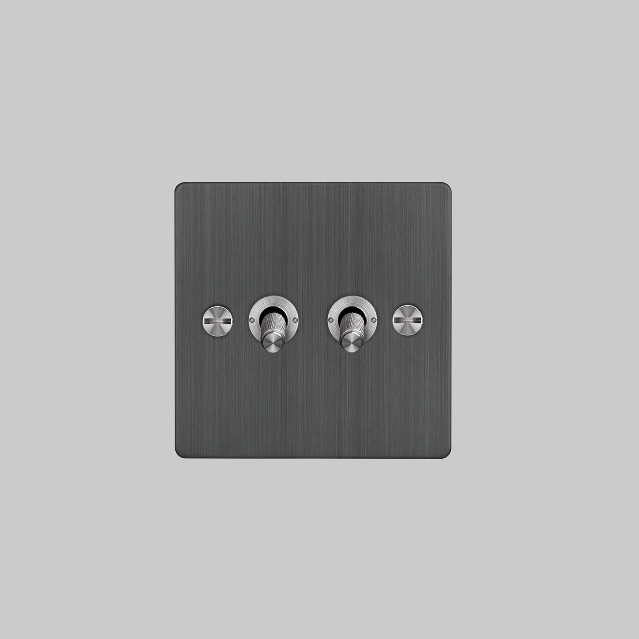 2G TOGGLE 2-Way Cross Toggle Switch in SMOKED BRONZE