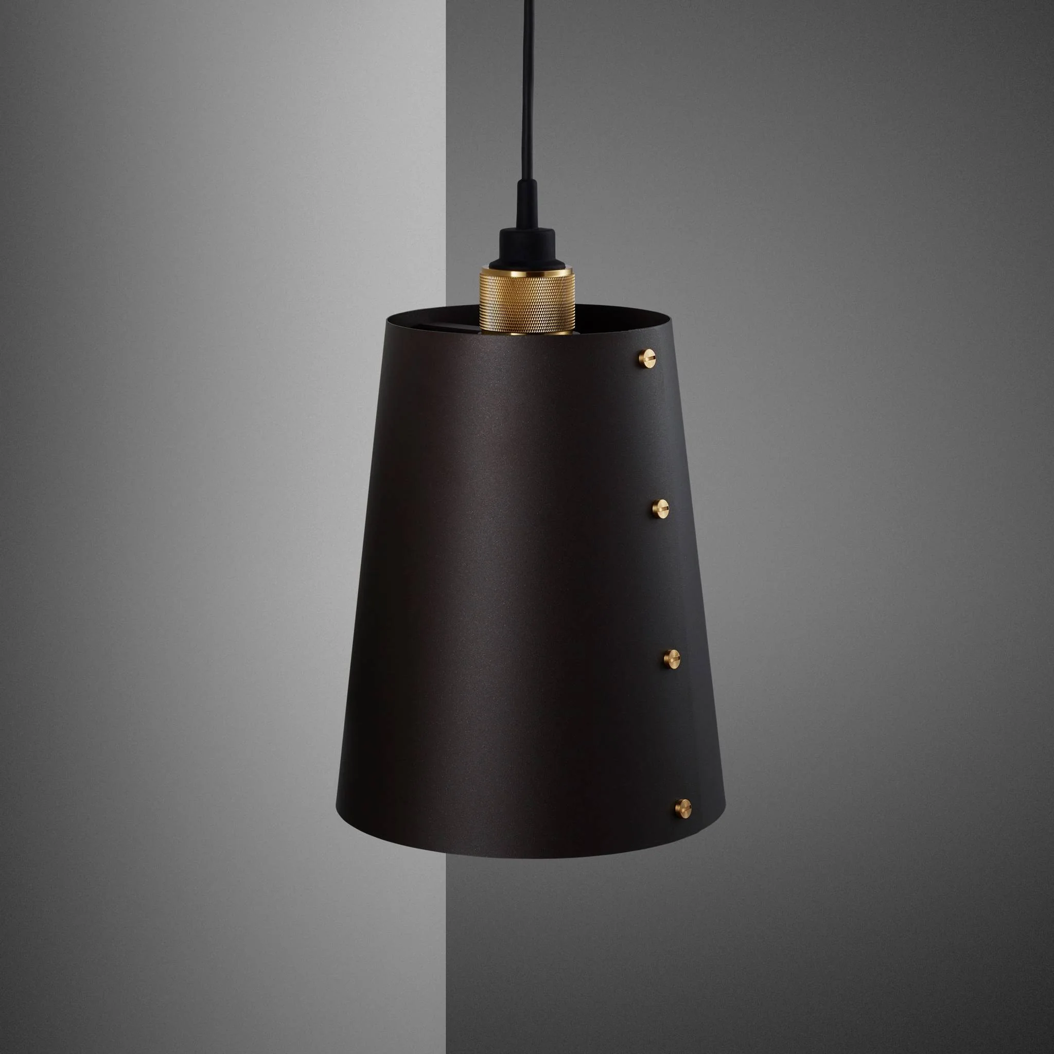 HOOKED Wall Cross Large GRAPHITE Solid Metal Wall Light