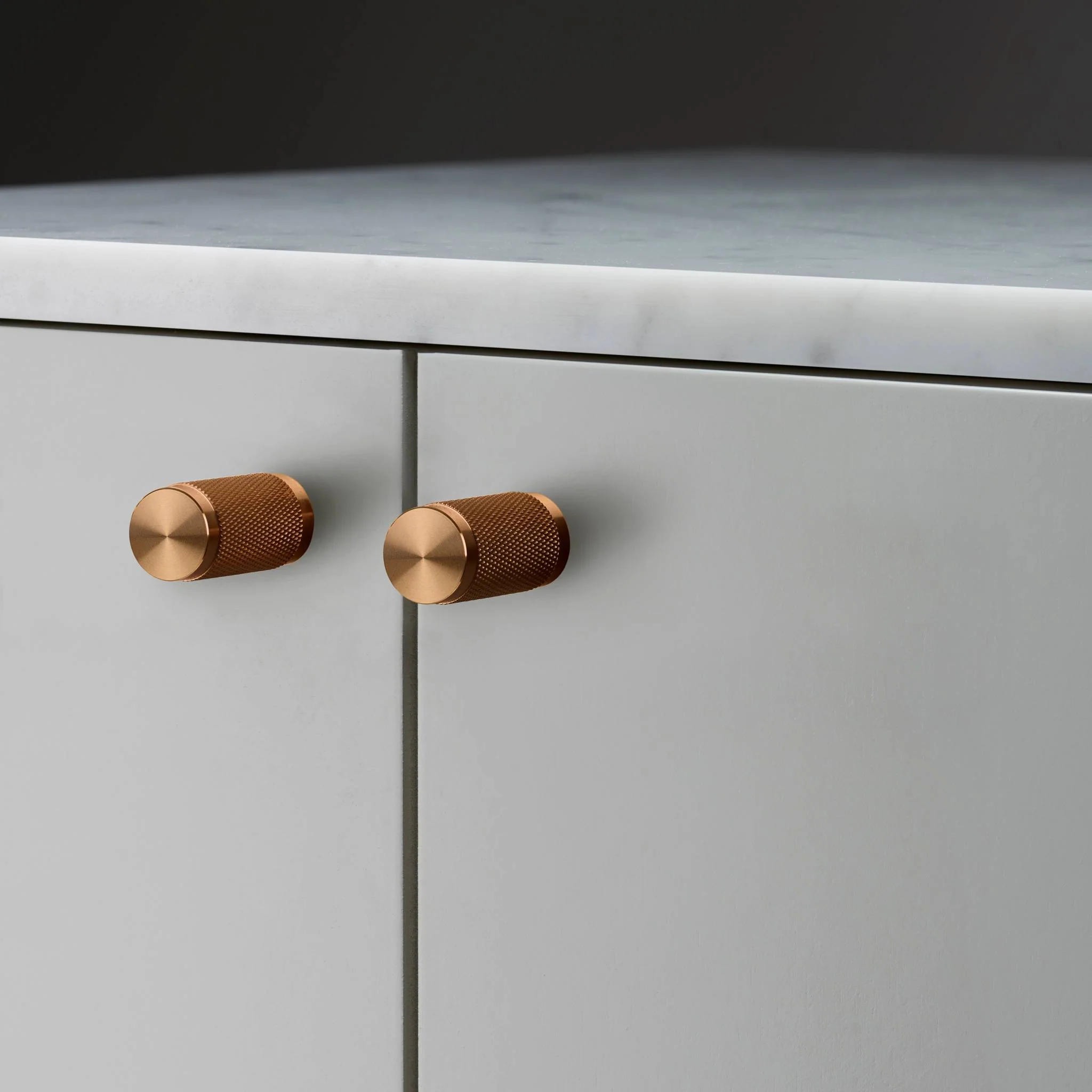 FURNITURE Cross-Knurled Solid Metal Cabinet Knobs