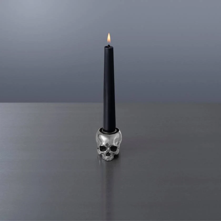 SKULL CANDLE HOLDER / TRAVIS BARKER