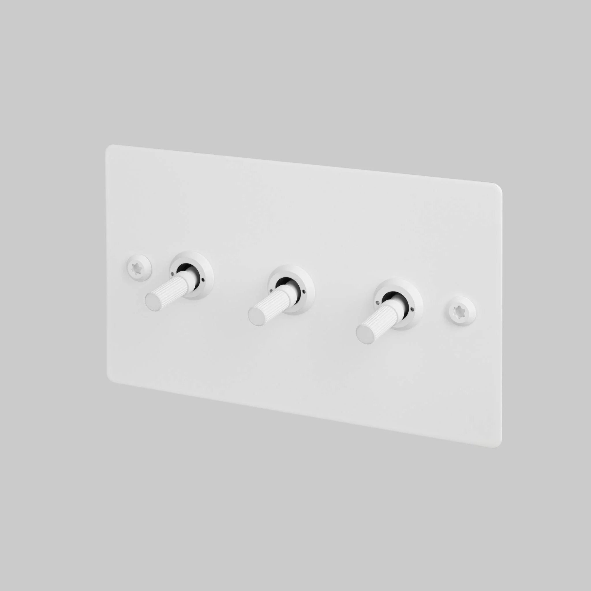 3G TOGGLE / 2-WAY / LINEAR / White Linear Toggle Switch