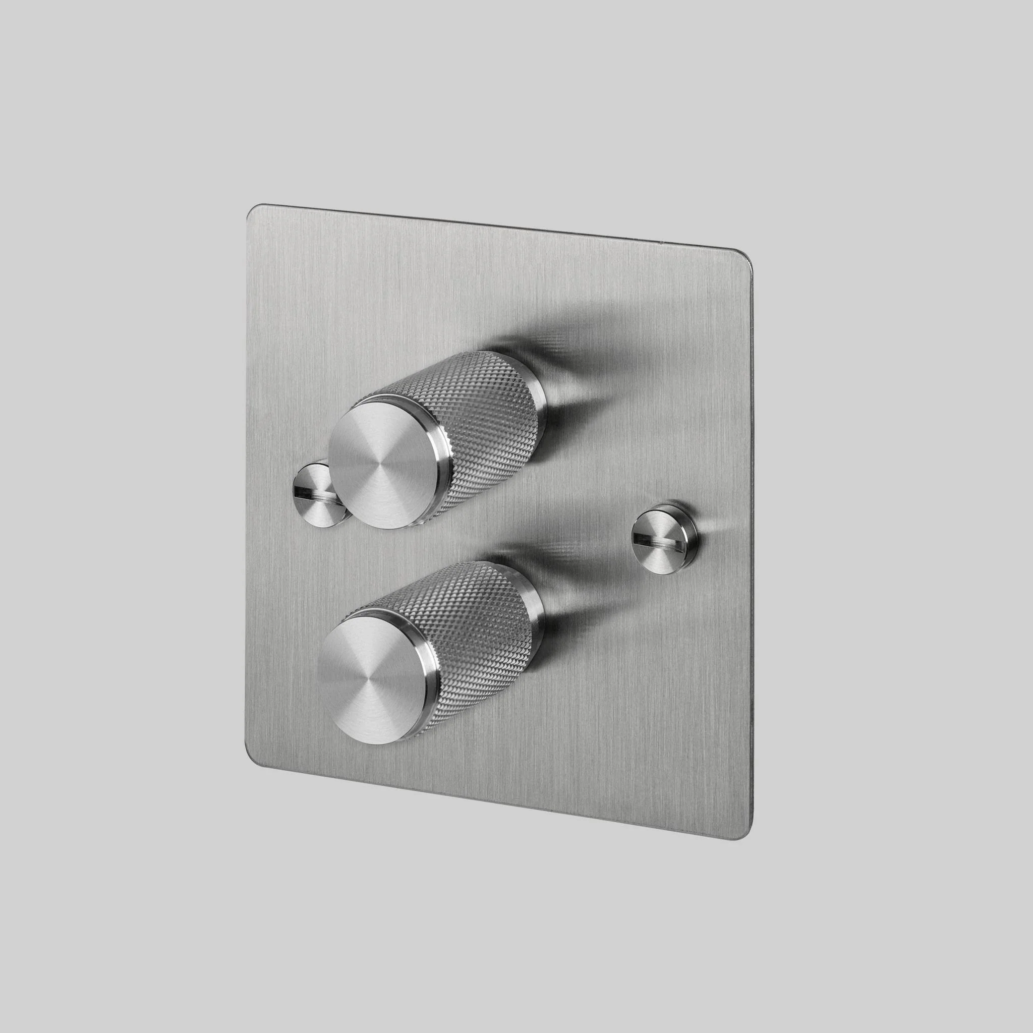 2G DIMMER / 120W / CROSS / STEEL