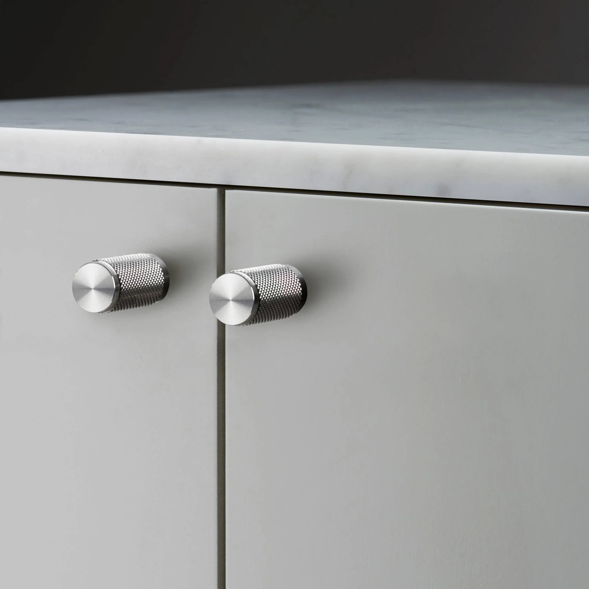 FURNITURE Cross-Knurled Solid Metal Cabinet Knobs