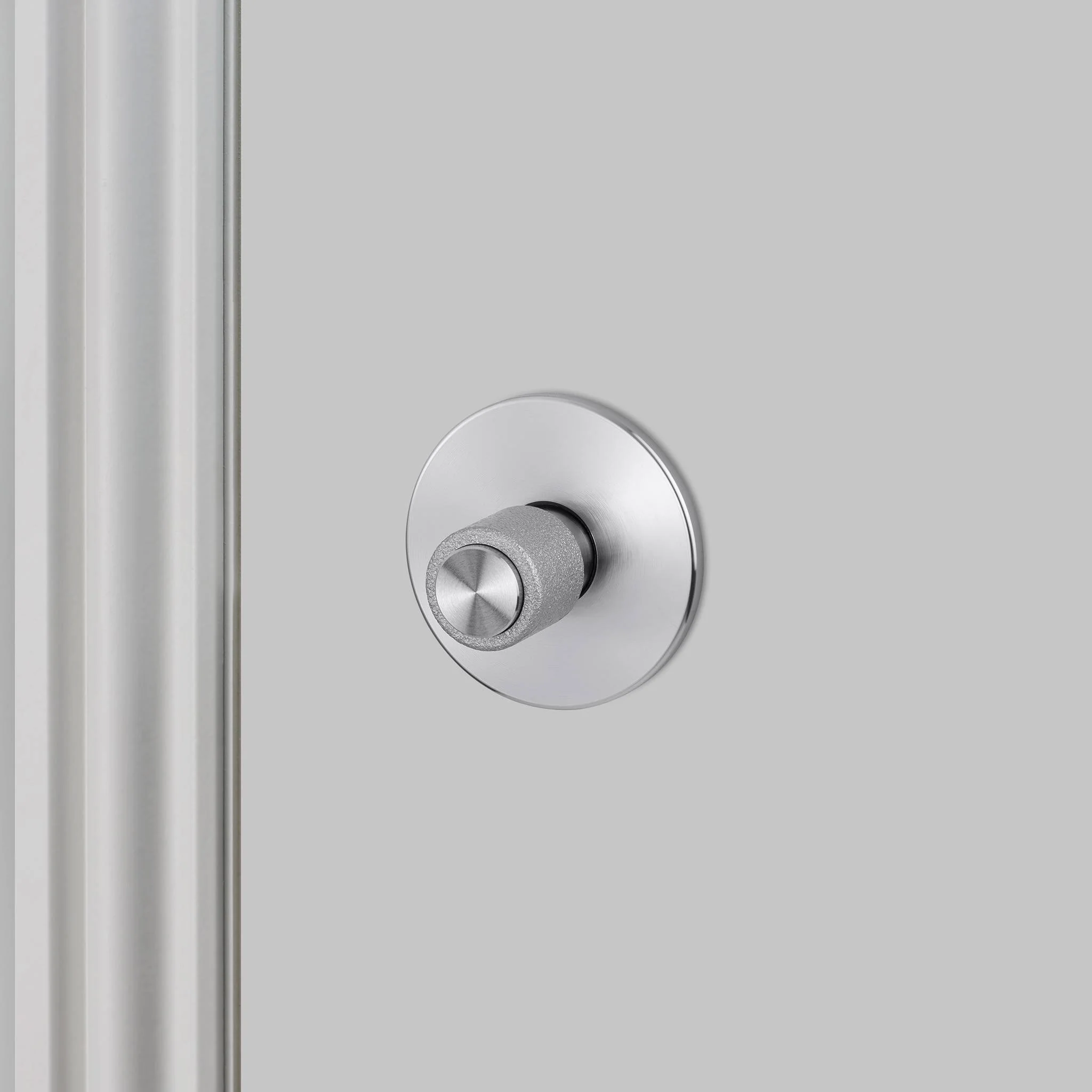 Verrou à bouton tournant en fonte THUMBTURN pour portes de salle de bain et de toilettes