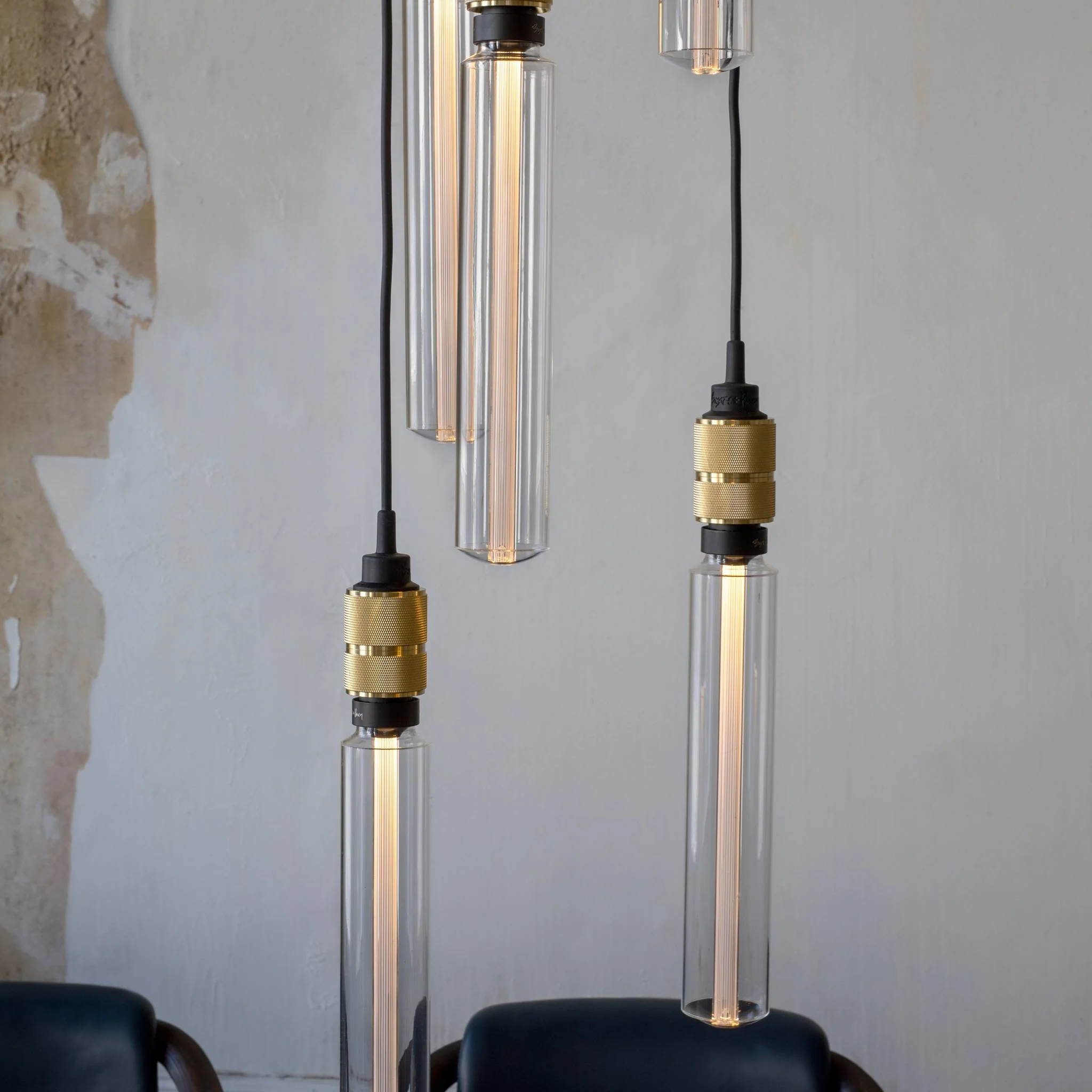 Lampadario HOOKED 6.0 Nude Cross a Sei Pendant
