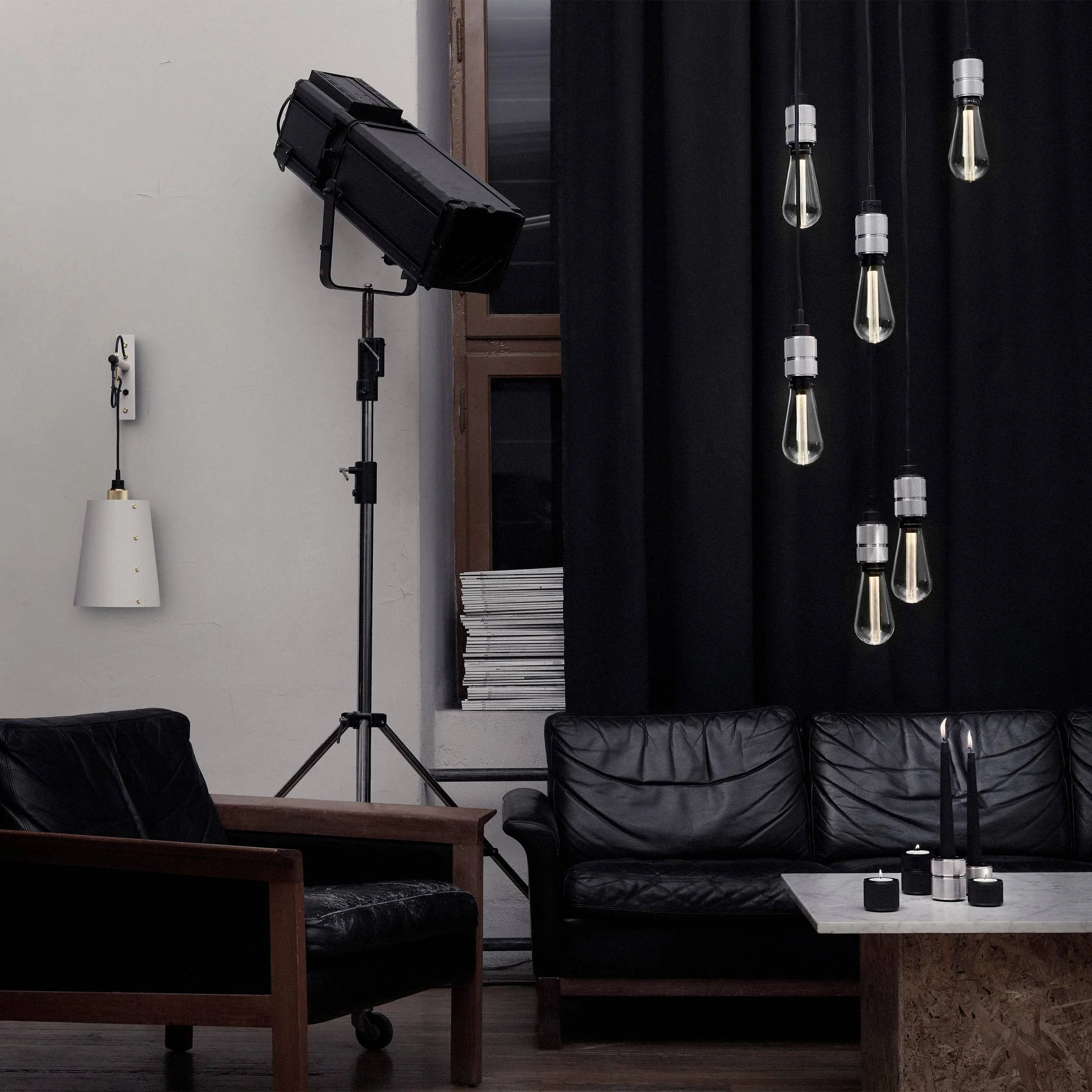 Lampadario HOOKED 6.0 Nude Cross a Sei Pendant