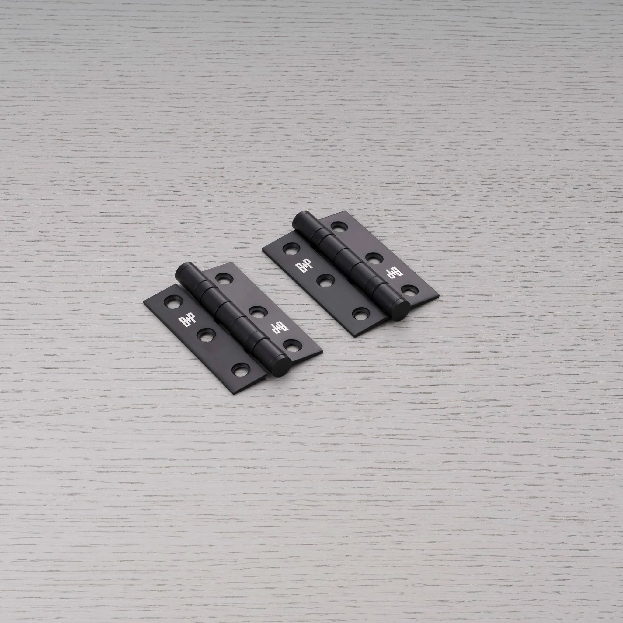 Juego de 2 bisagras de puerta de metal macizo, 76 x 51 x 2 mm