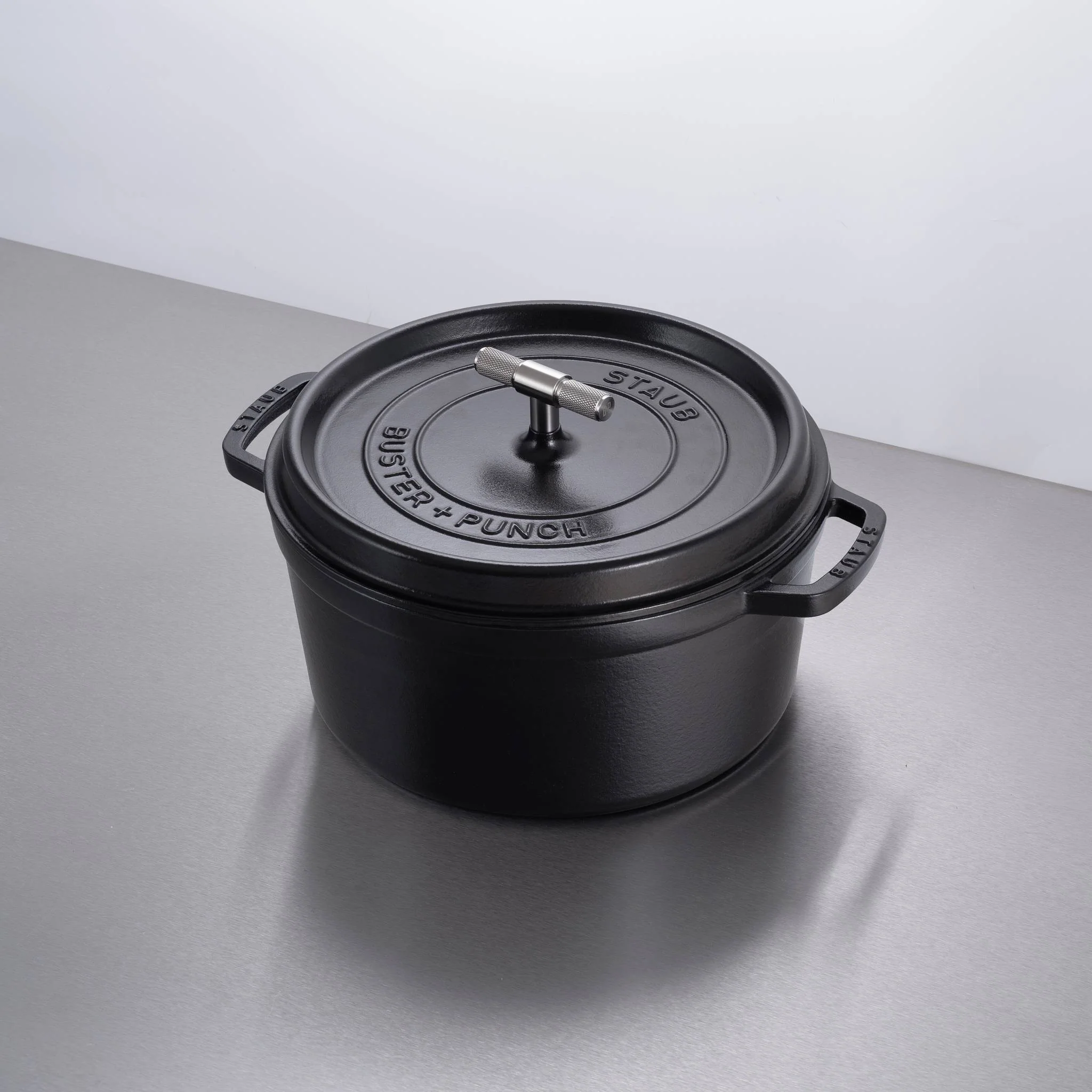 COCOTTE / 28CM / CROSS / STAUB / BLACK