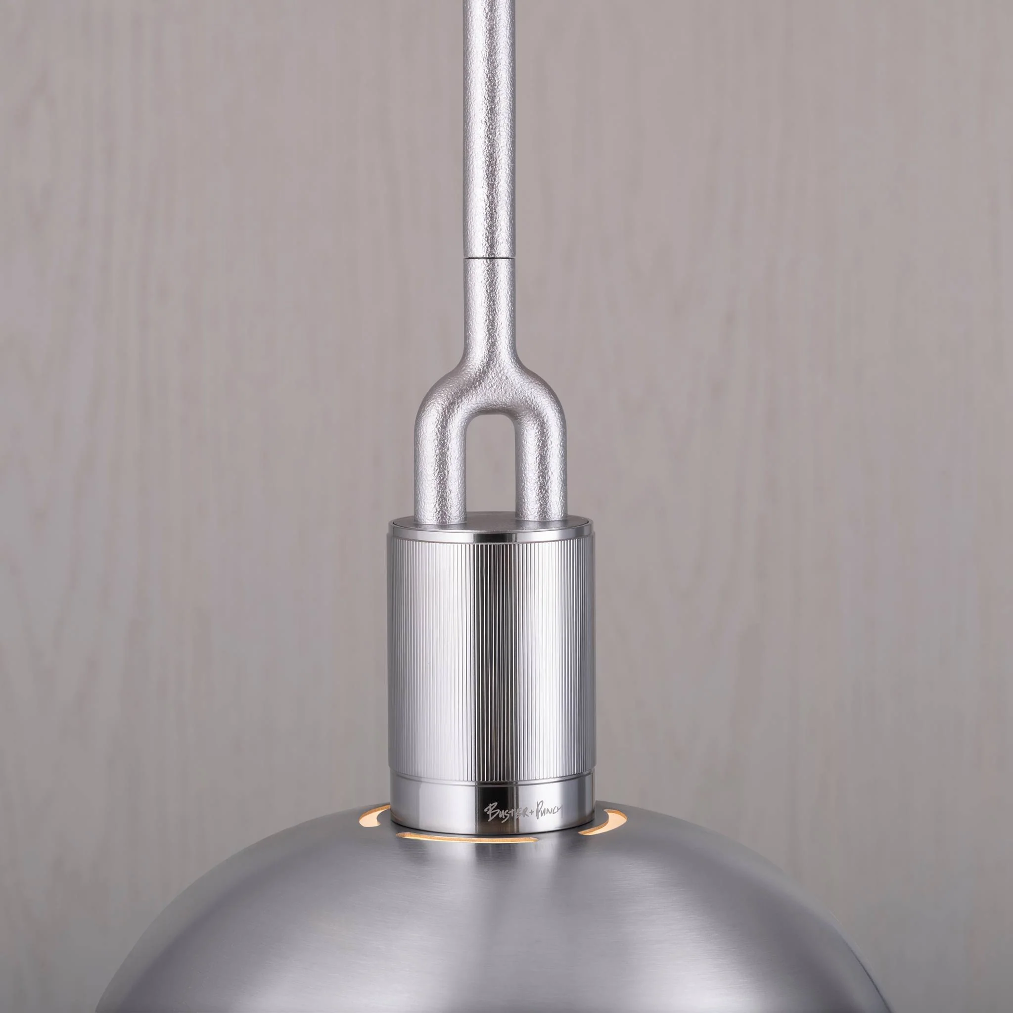 FORKED Kap MEDIUM Handgedraaid Metaal voor Forked Lampen