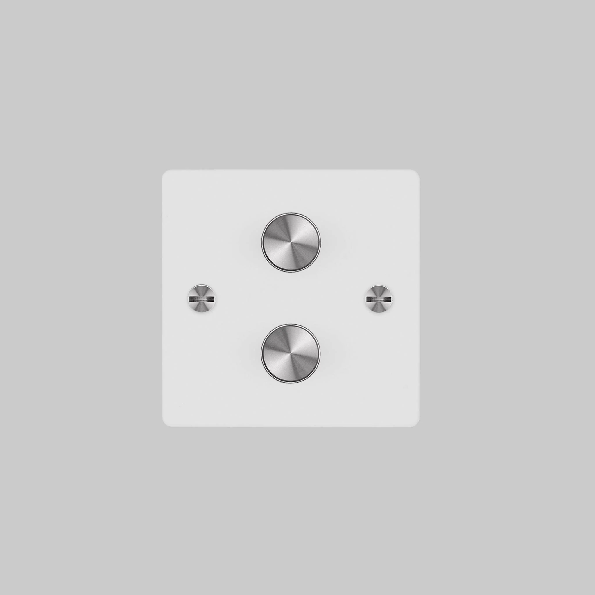 2G DIMMER / 120W / Cross Dimmer Switch in White