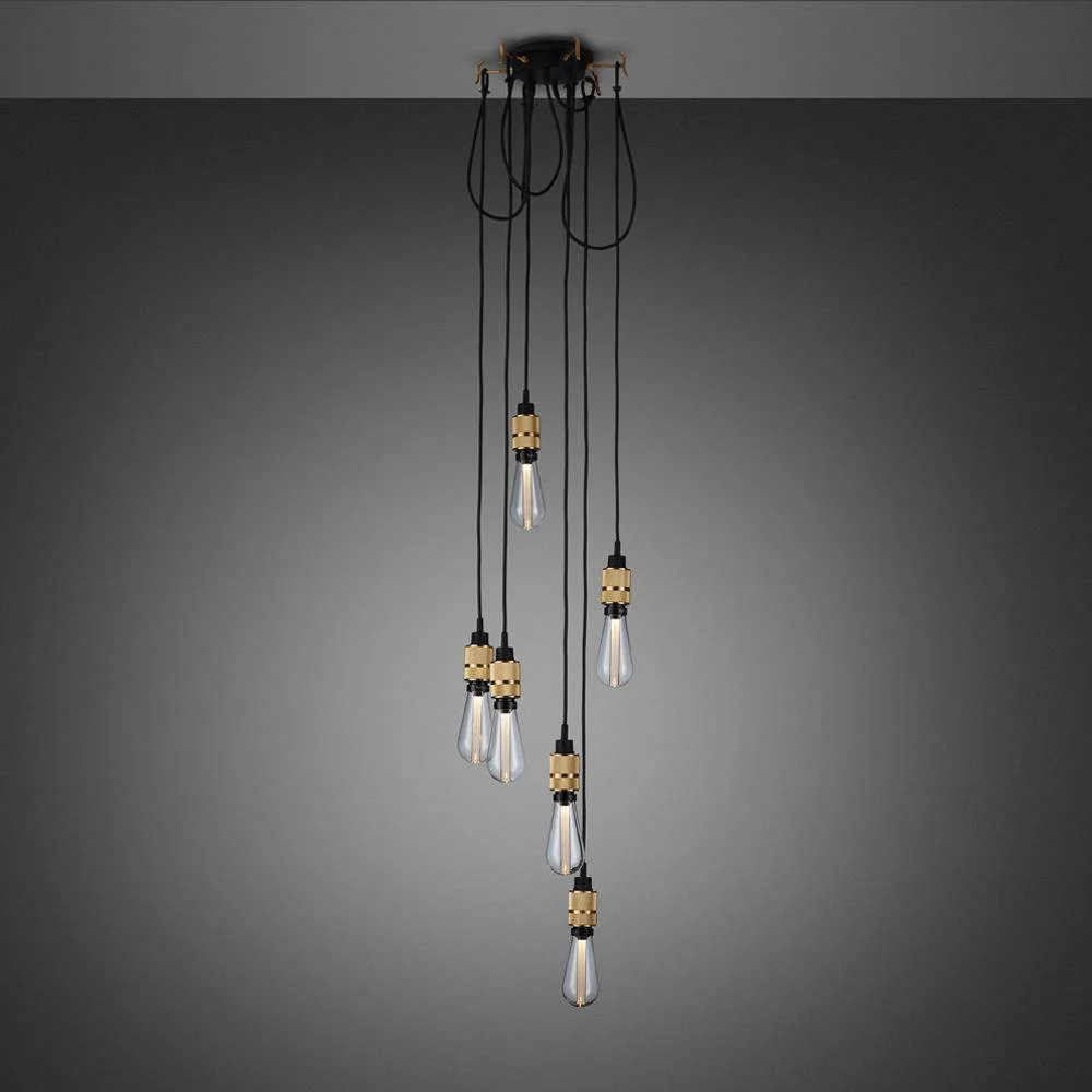 Lampadario HOOKED 6.0 Nude Cross a Sei Pendant