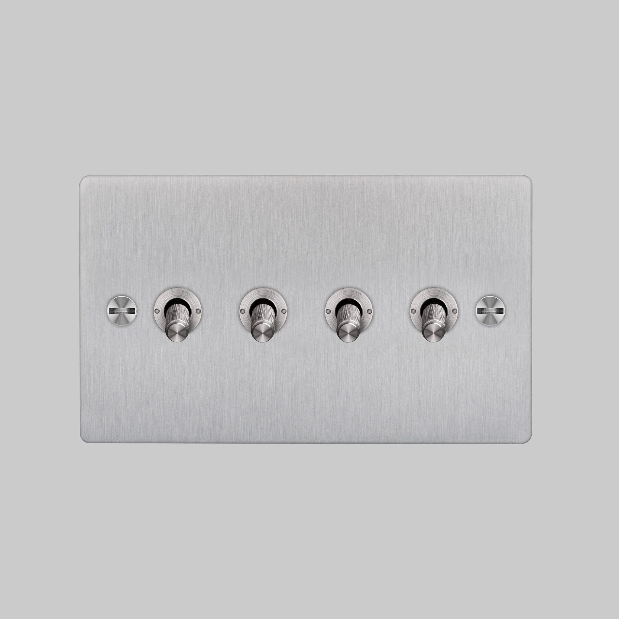 4G TOGGLE 2-Way Cross Toggle Switch in Brushed Steel