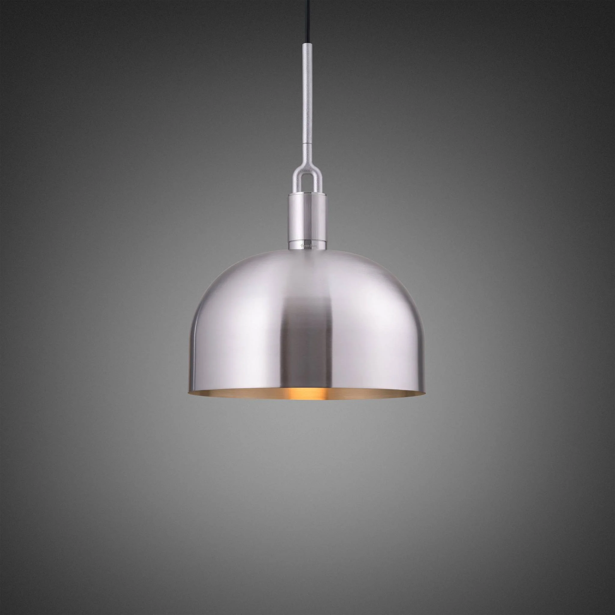 FORKED PENDANT LINEAR Metallpendellampa och skärm, stor