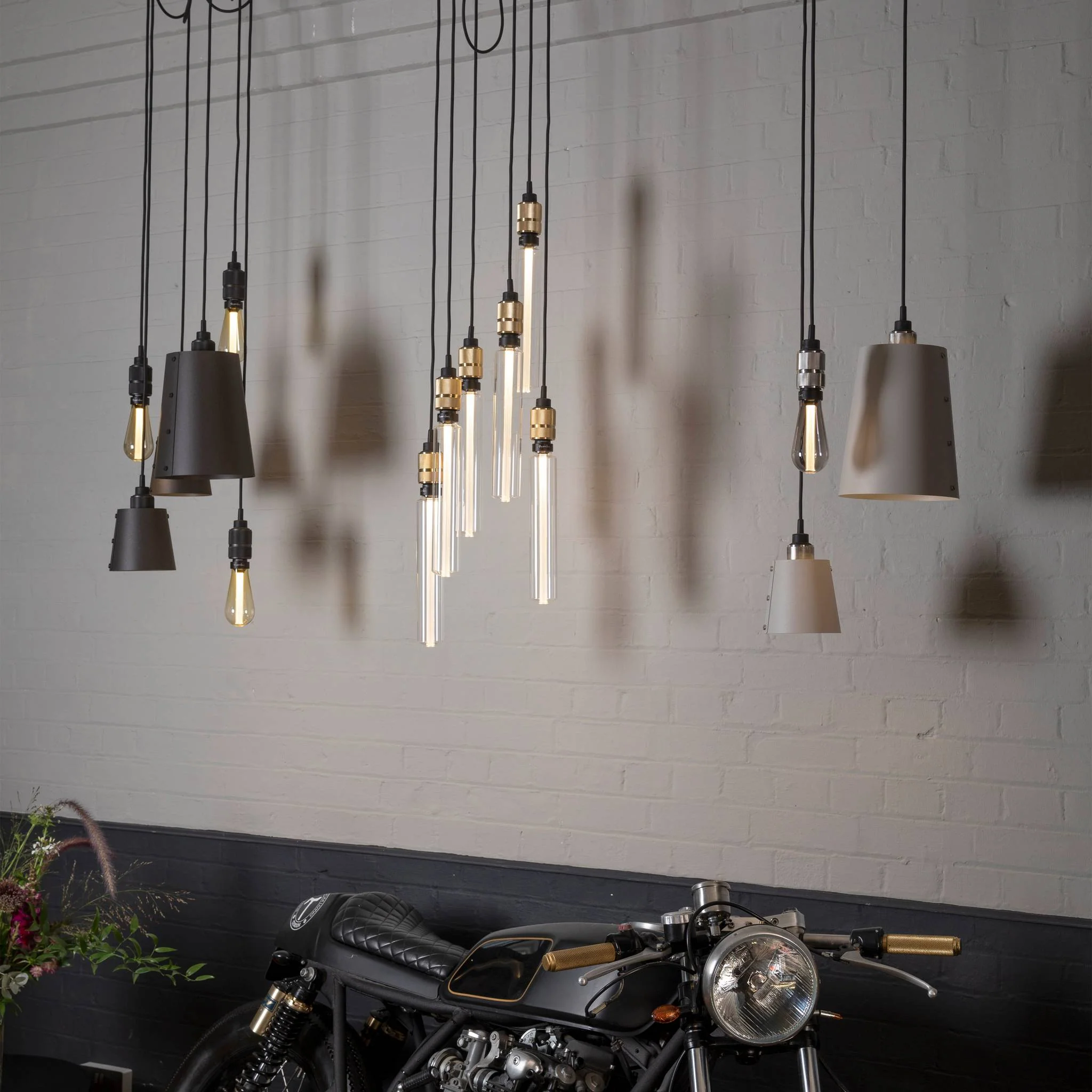 Lampadario HOOKED 6.0 Nude Cross a Sei Pendant