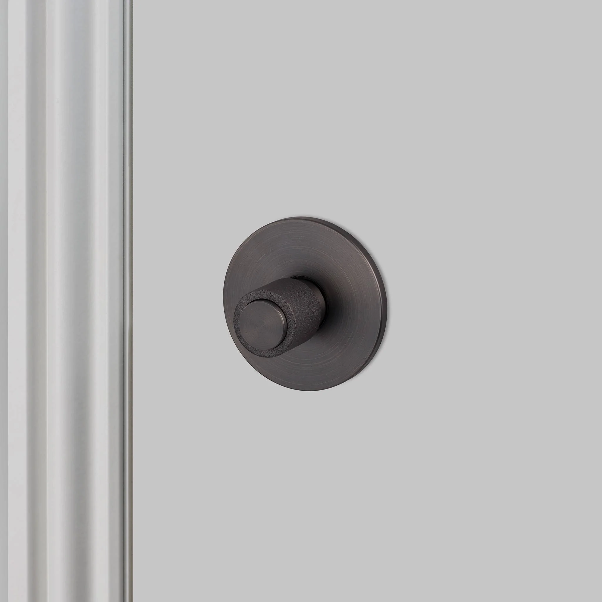 Verrou à bouton tournant en fonte THUMBTURN pour portes de salle de bain et de toilettes