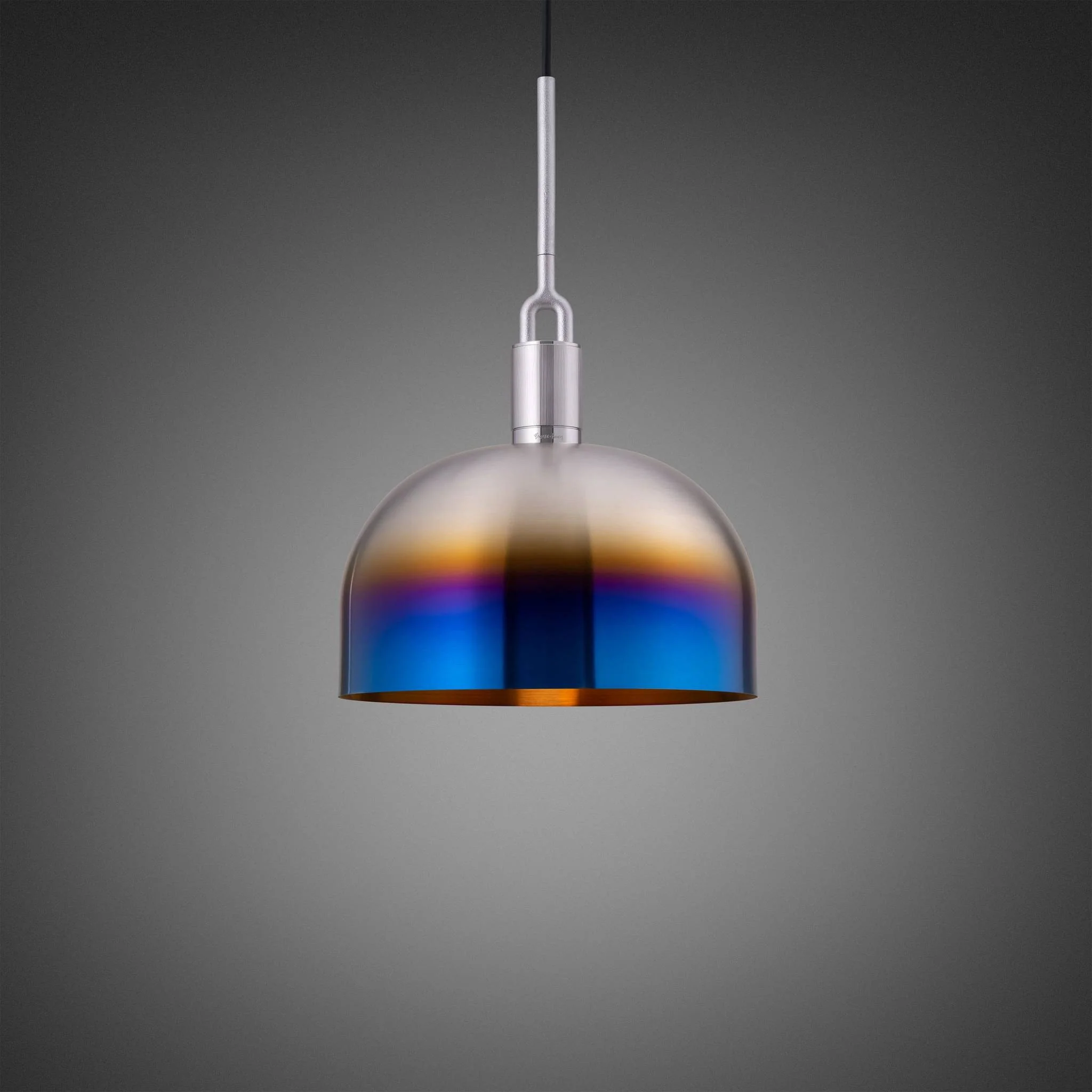 FORKED PENDANT LINEAR Metallpendellampa och skärm, stor