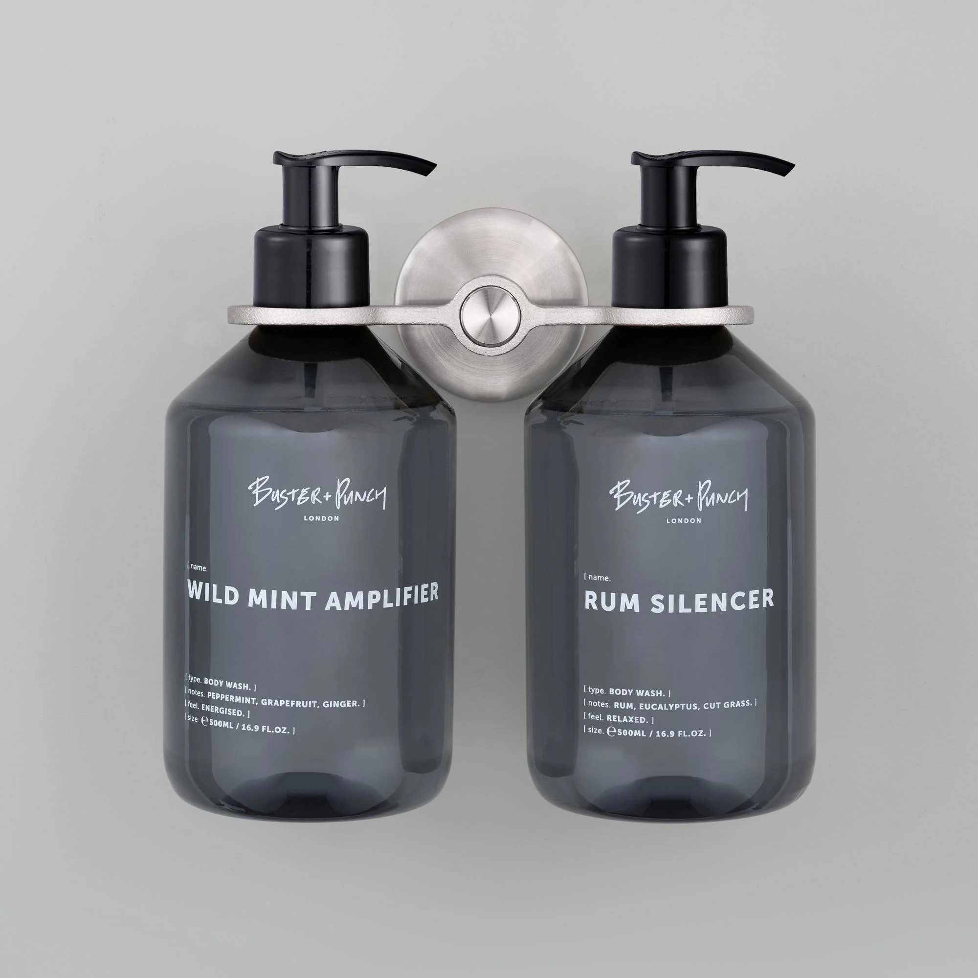 SOAP HOLDER / CAST / DOUBLE DISPENSER