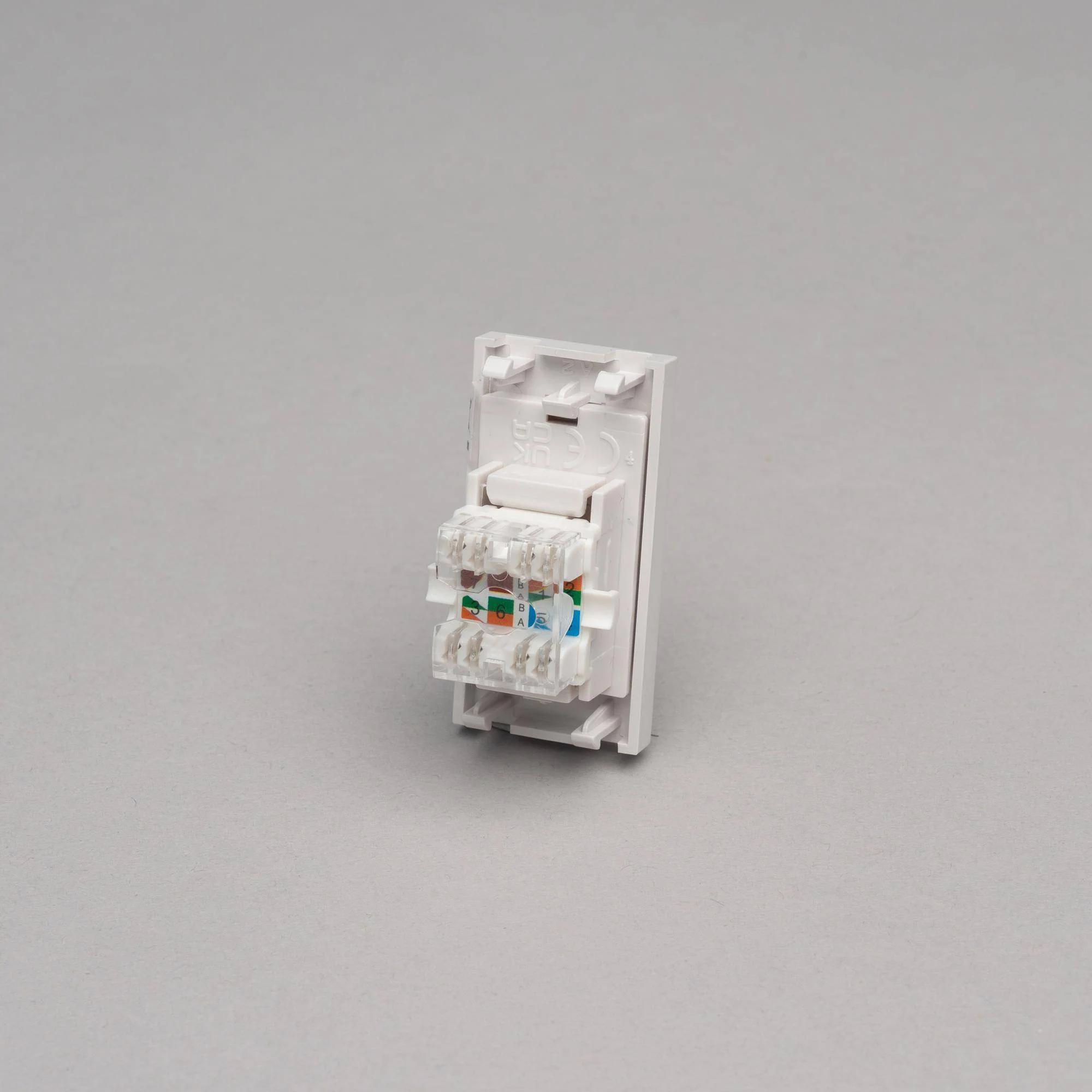 RJ45 CAT 6-modul til 25 mm Euro-rammer
