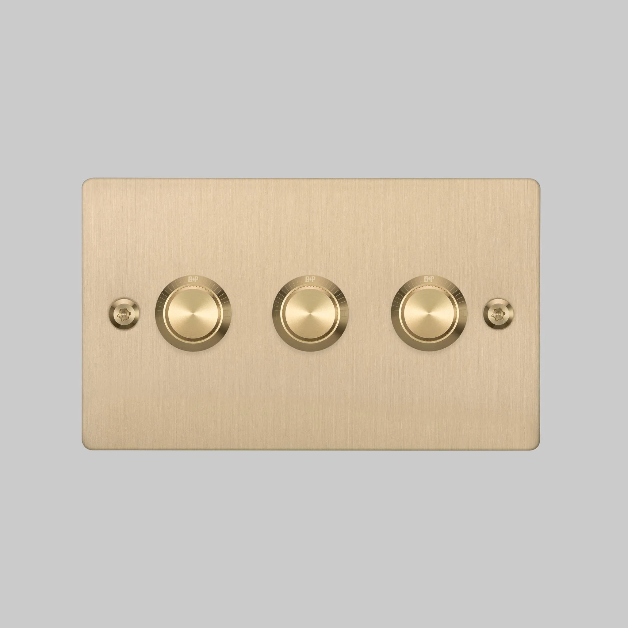 3G DIMMER dimmerschakelaar, 120W, LINEAR knop, messing afwerking