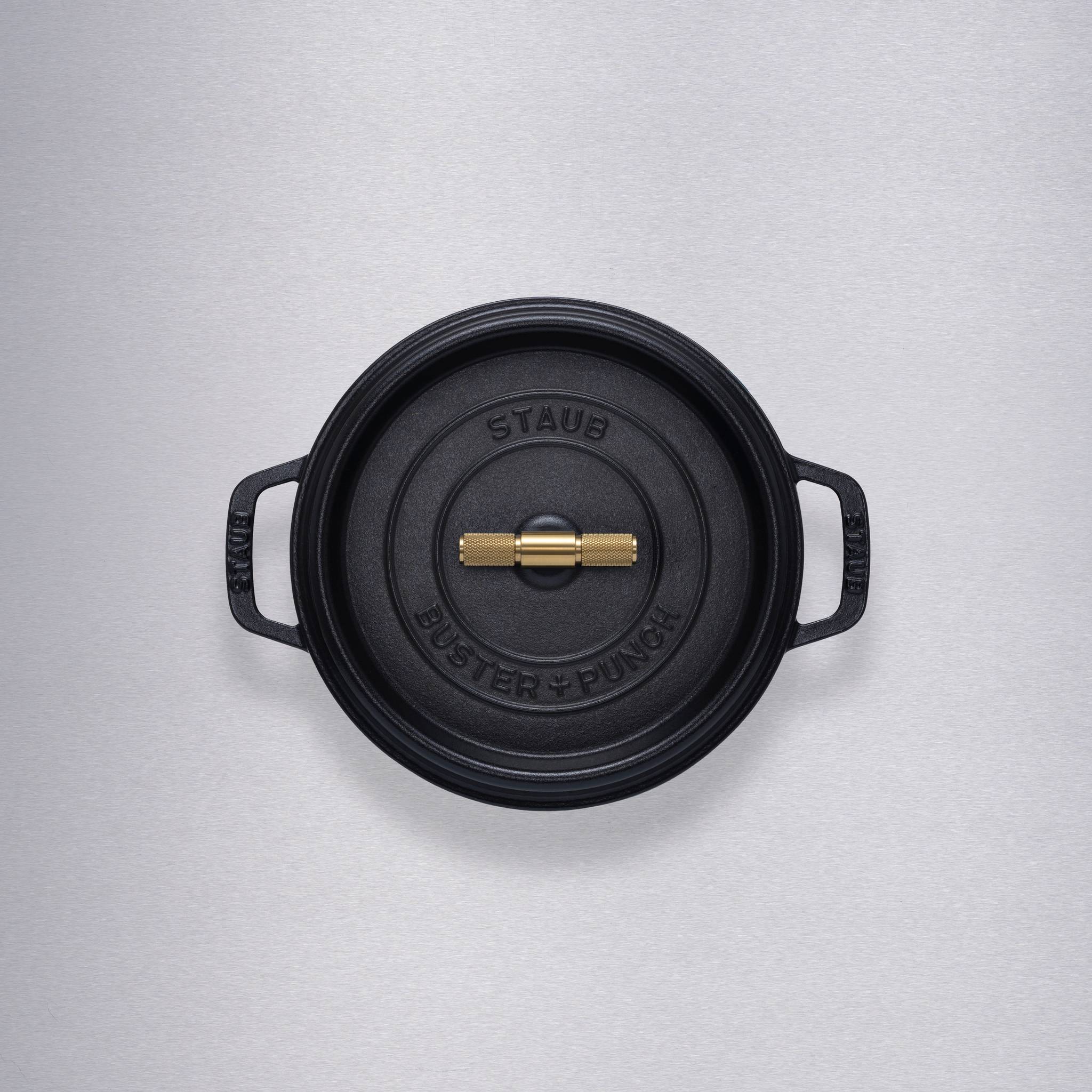 COCOTTE 24cm Cross Staub Black Cast Iron Cocotte